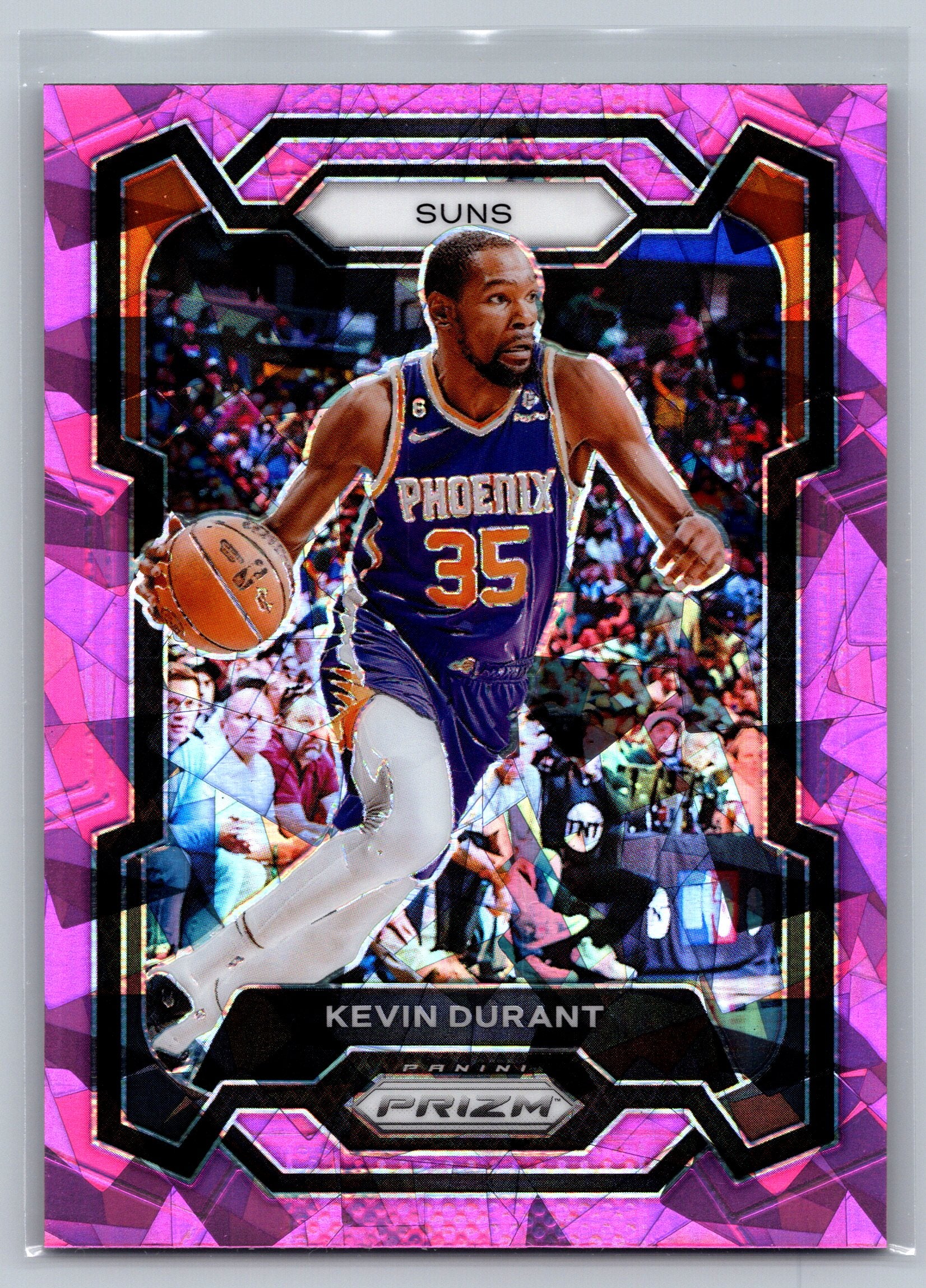 2023 Panini Prizm Kevin Durant Purple Cracked Ice #5