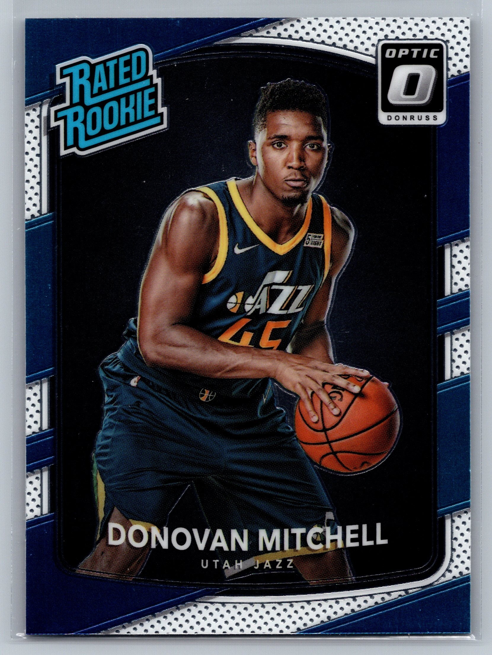 2017 Panini Optic Donovan Mitchell Rated Rookie Card #188