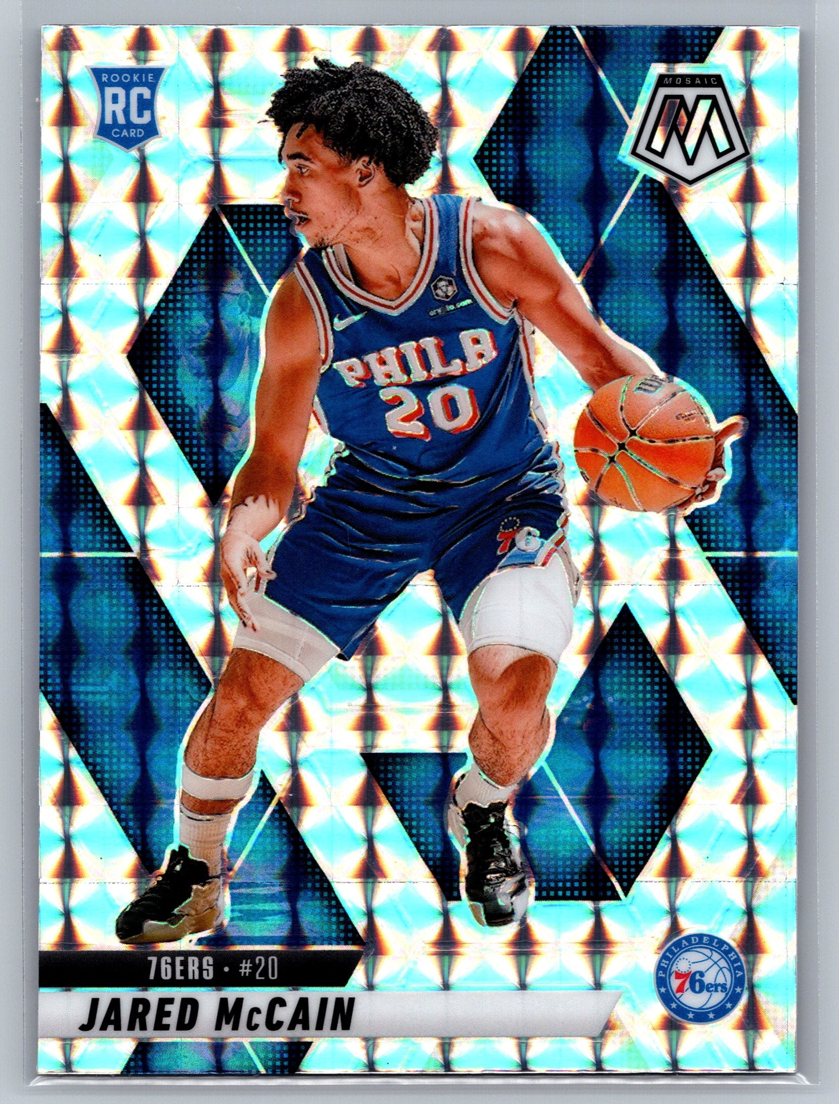 2024 Panini Mosaic Jared McCain Mosaic Rookie Card #228