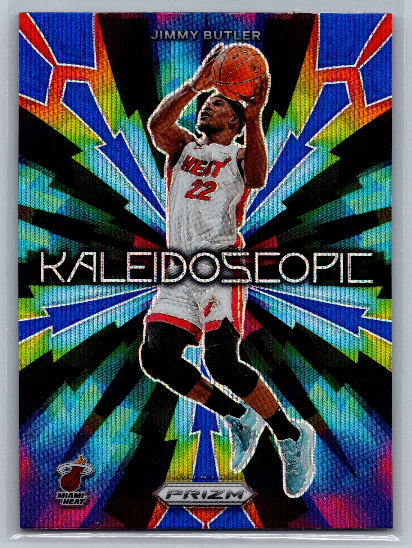2023 Panini Mosaic Jimmy Butler Kaleidoscopic Blue Wave #30