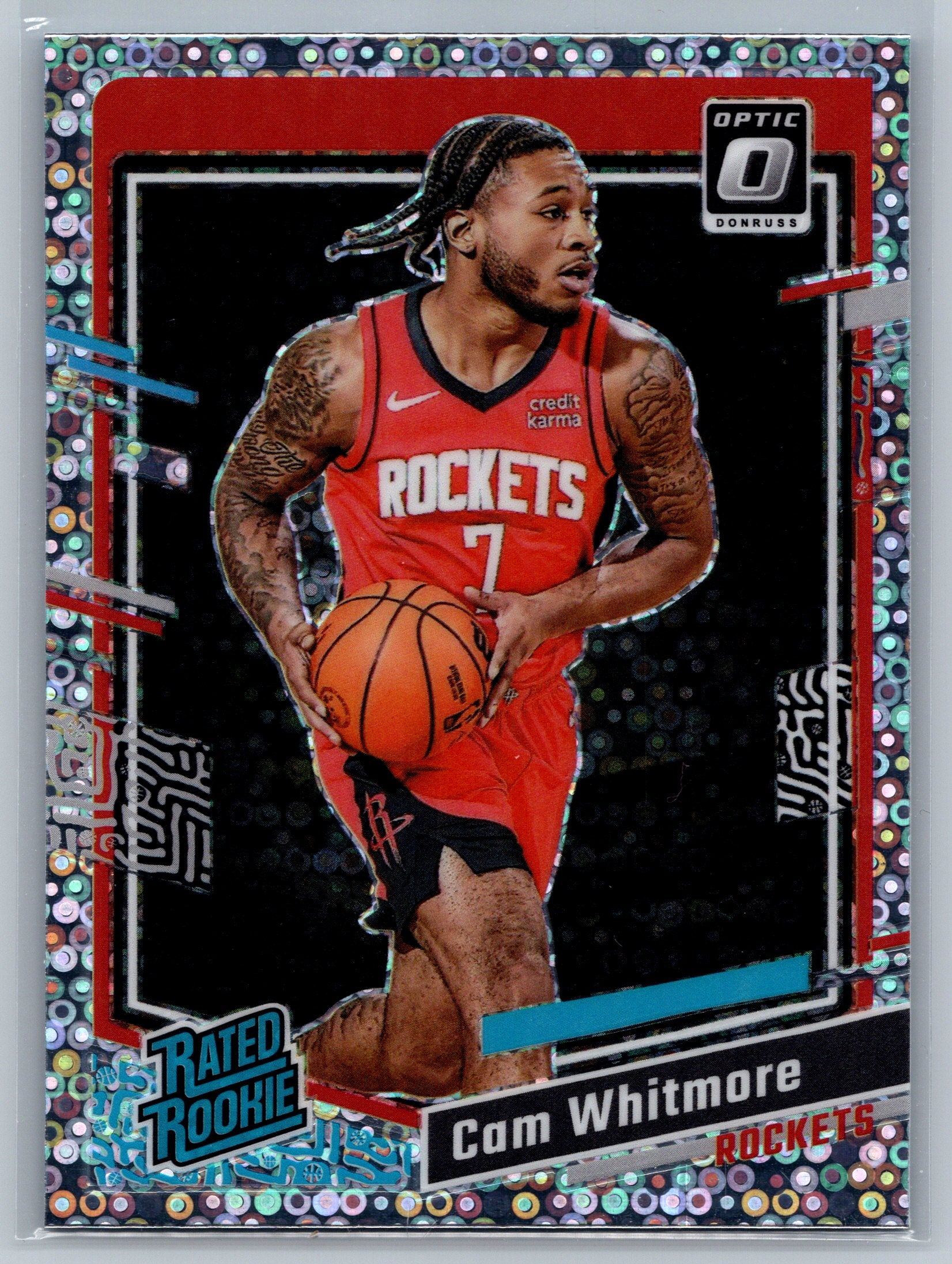 2023 Panini Optic Cam Whitmore Fast Break Rookie Card #217