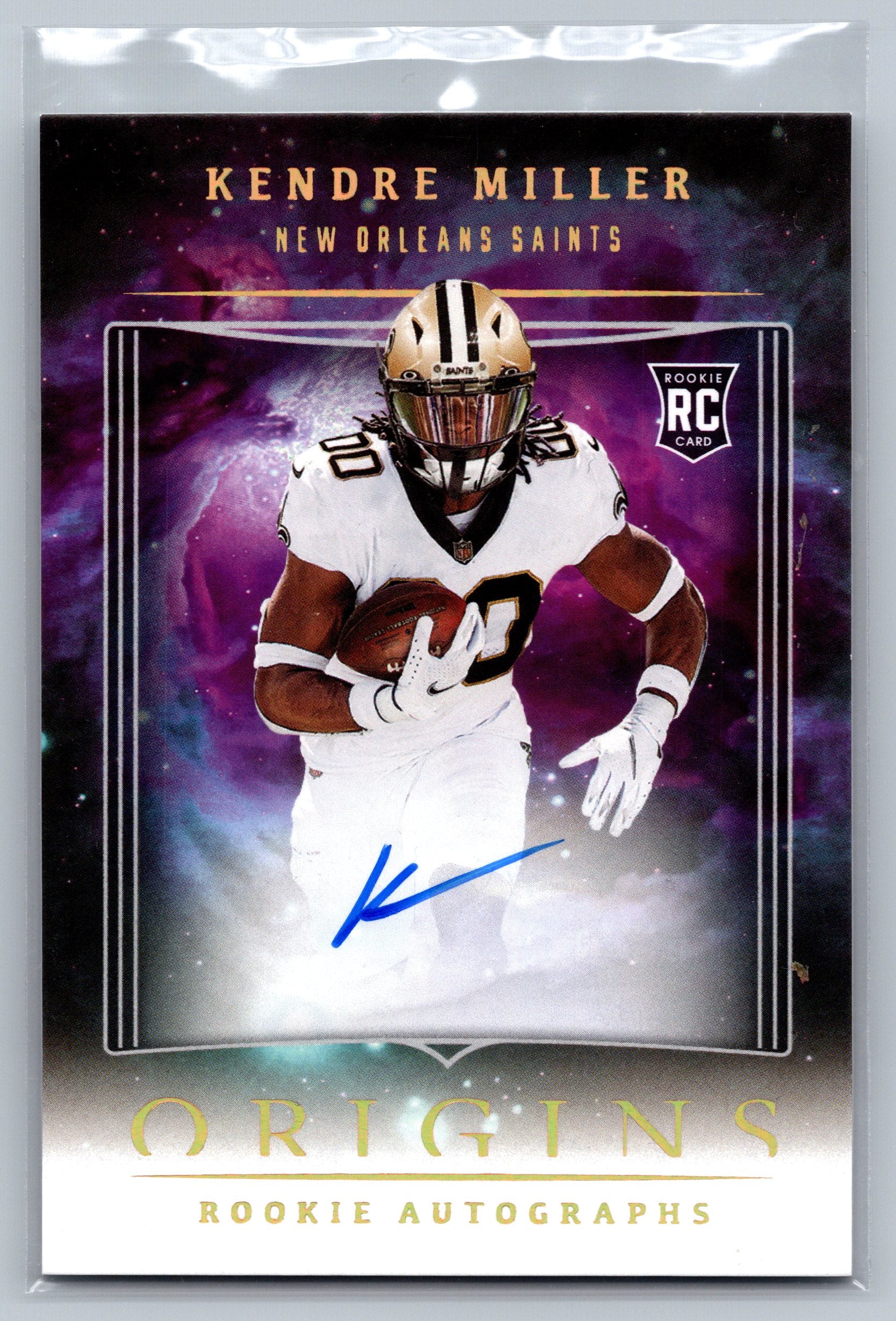 2023 Panini Origins Kendre Miller Rookie On-Card Autograph #RAKMI