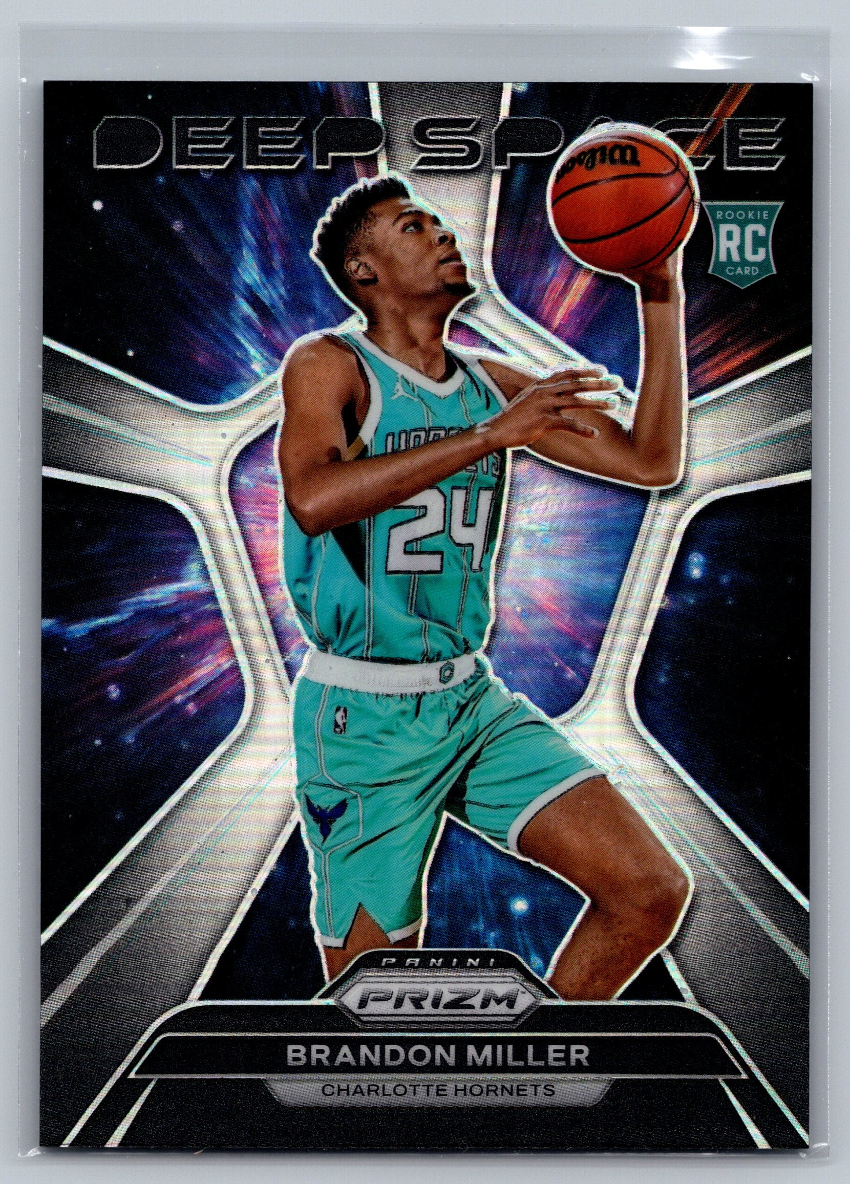2023 Panini Prizm Brandon Miller Silver Deep Space Rookie Card #2