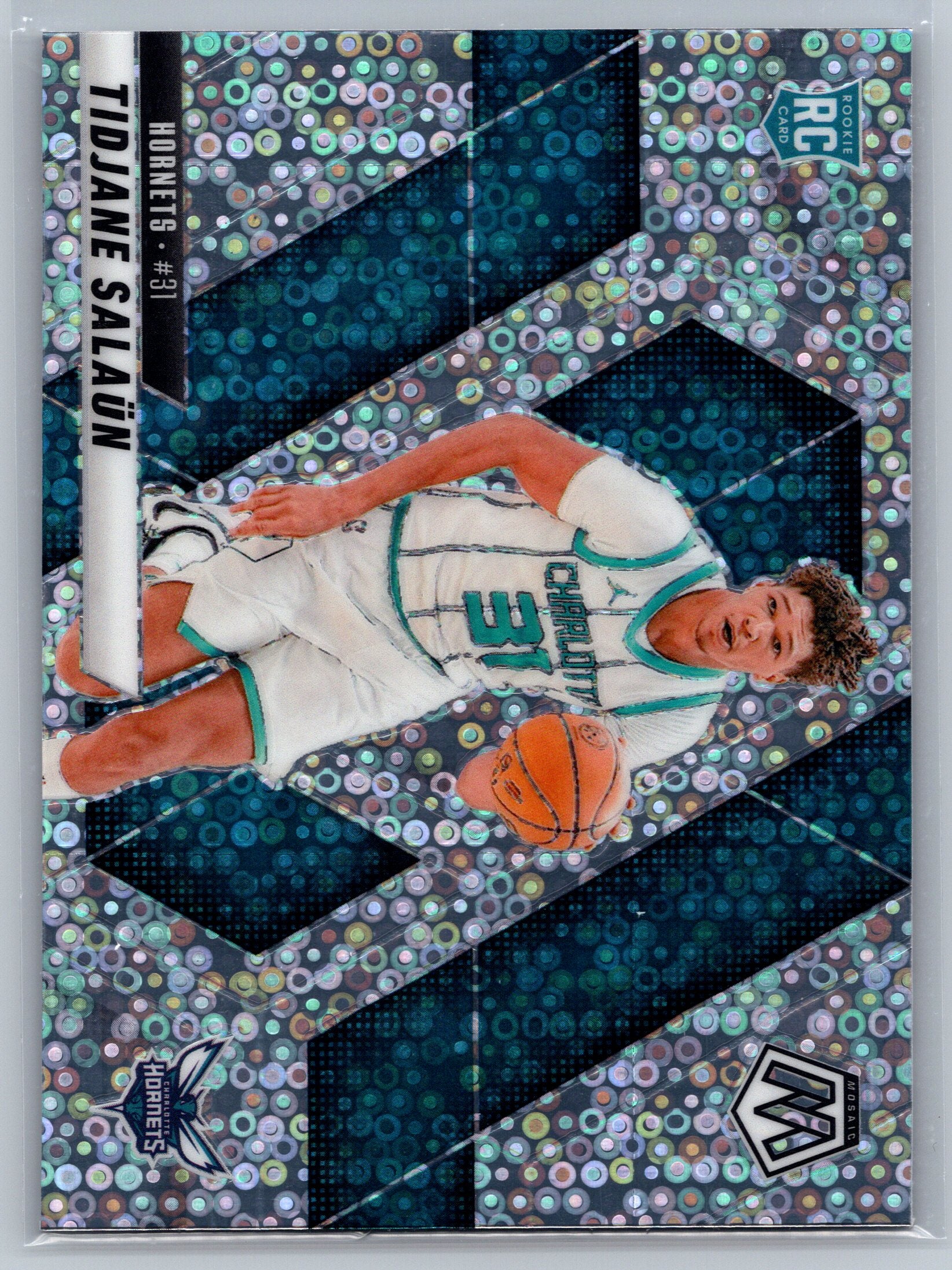 2024 Panini Mosaic Tidjane Salaun Fast Break Variation Rookie Card #241