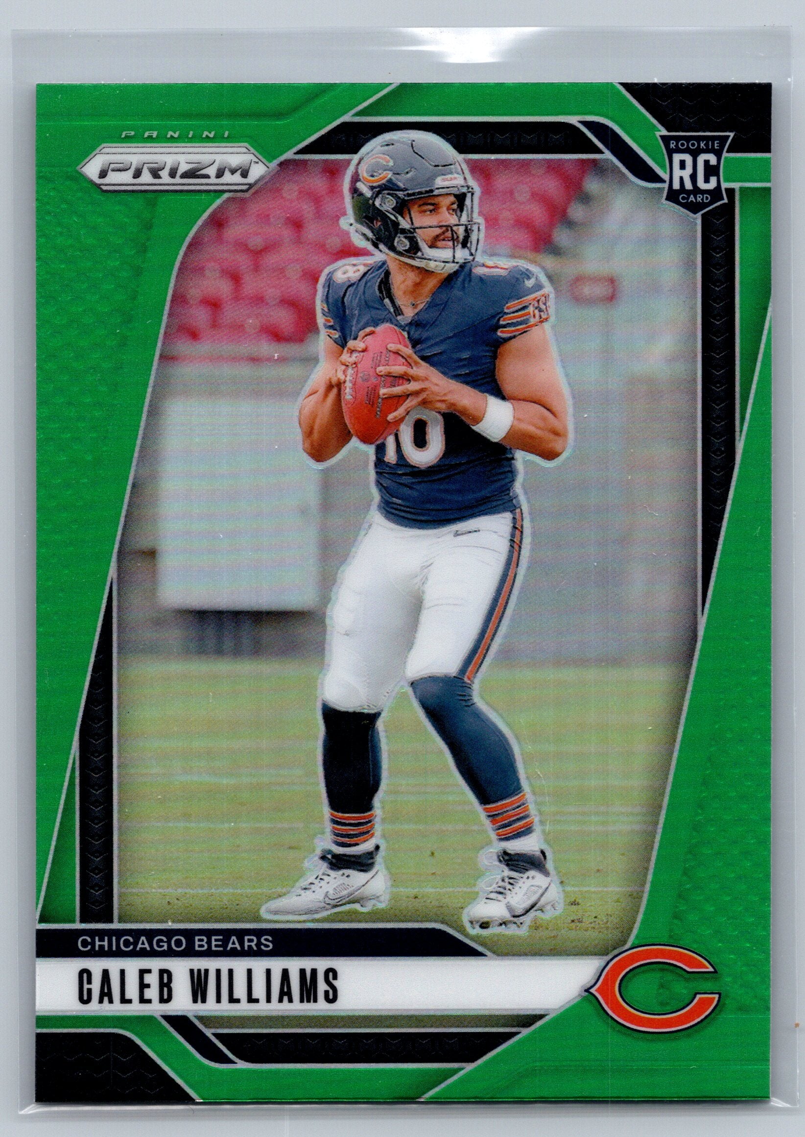 2024 Panini Prizm Caleb Williams Green Rookie Card #301
