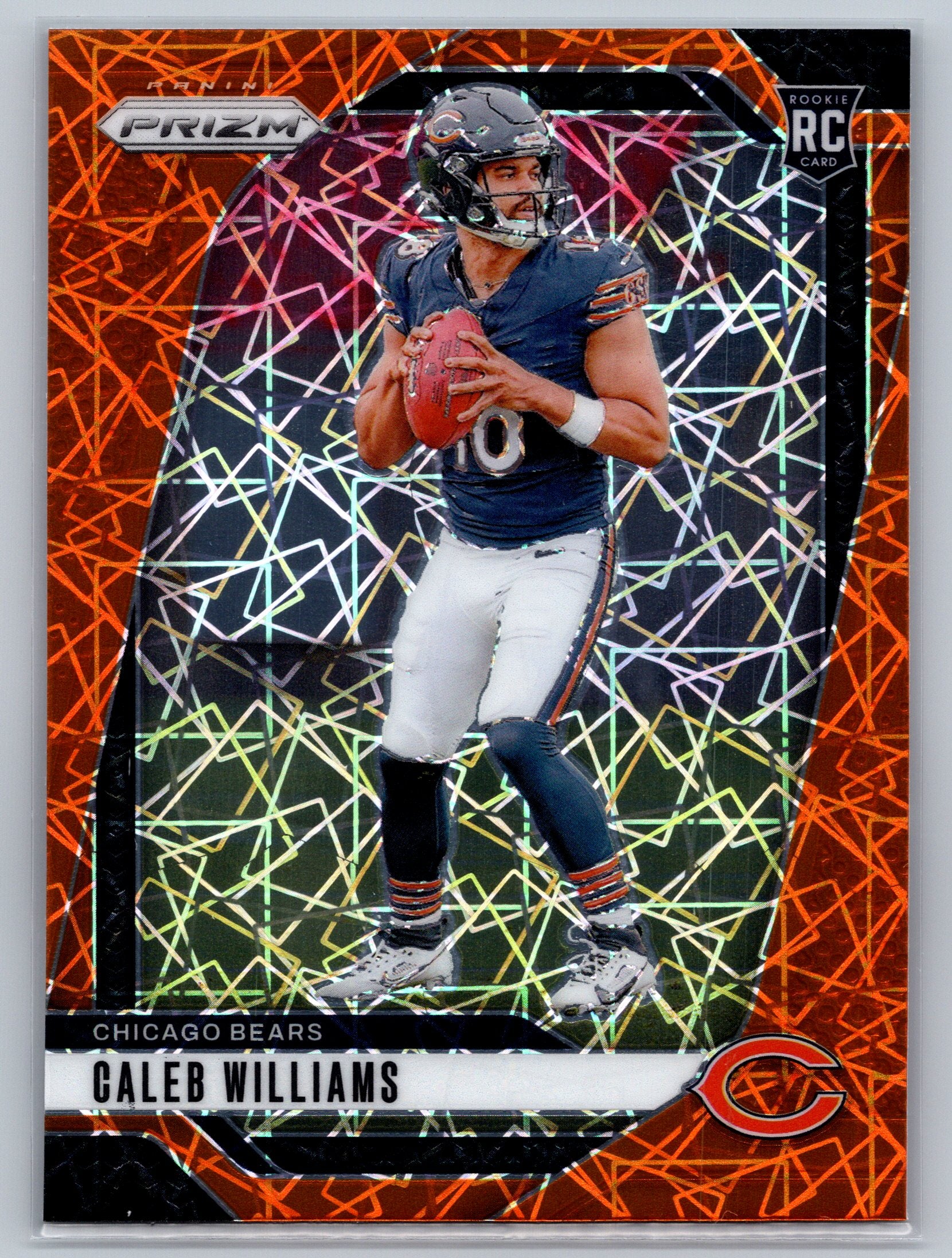 2024 Panini Prizm Caleb Williams Lazer Rookie Card #301