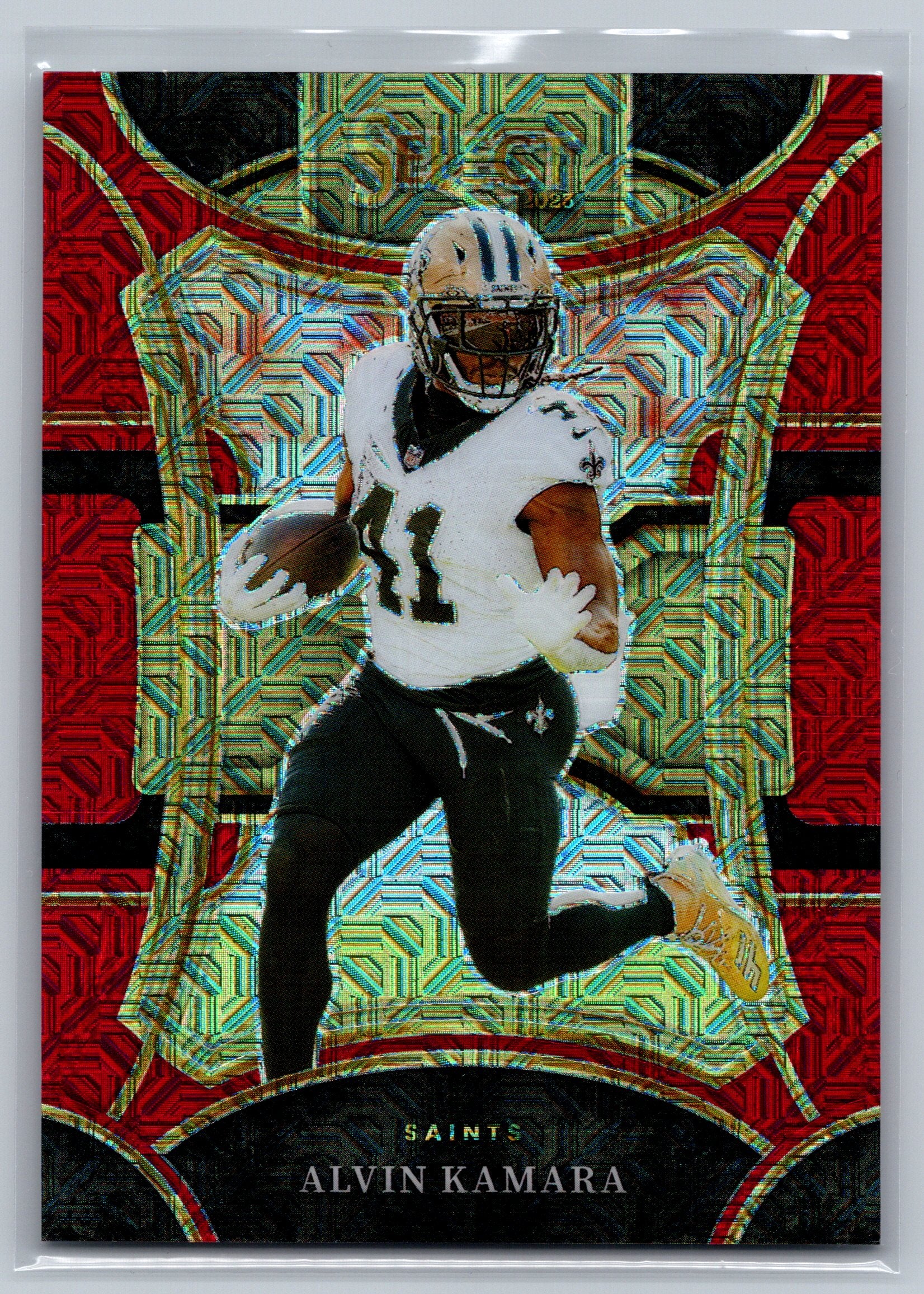 2023 Panini Prizm Alvin Kamora Red Mojo Suite Level /49 #467