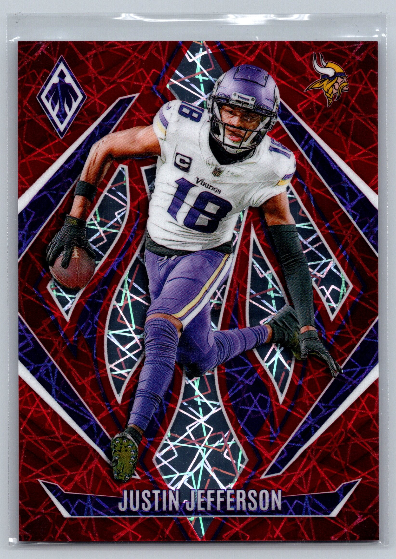 2024 Panini Phoenix Justin Jefferson Red Lazer /199 #91