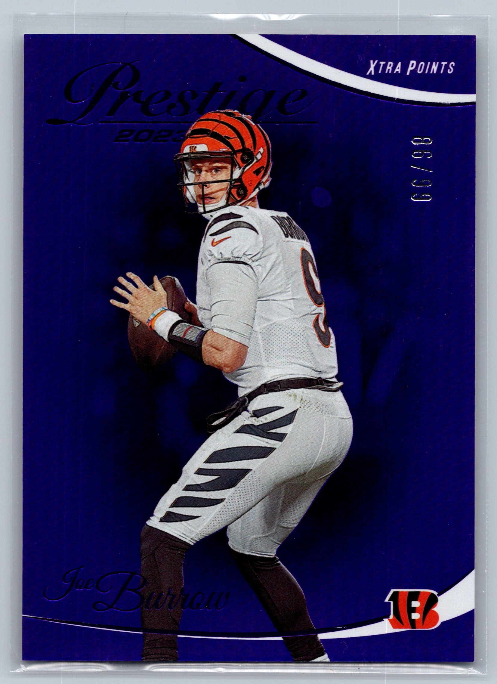 2023 Panini Prestige Joe Burrow Purple /99 #61