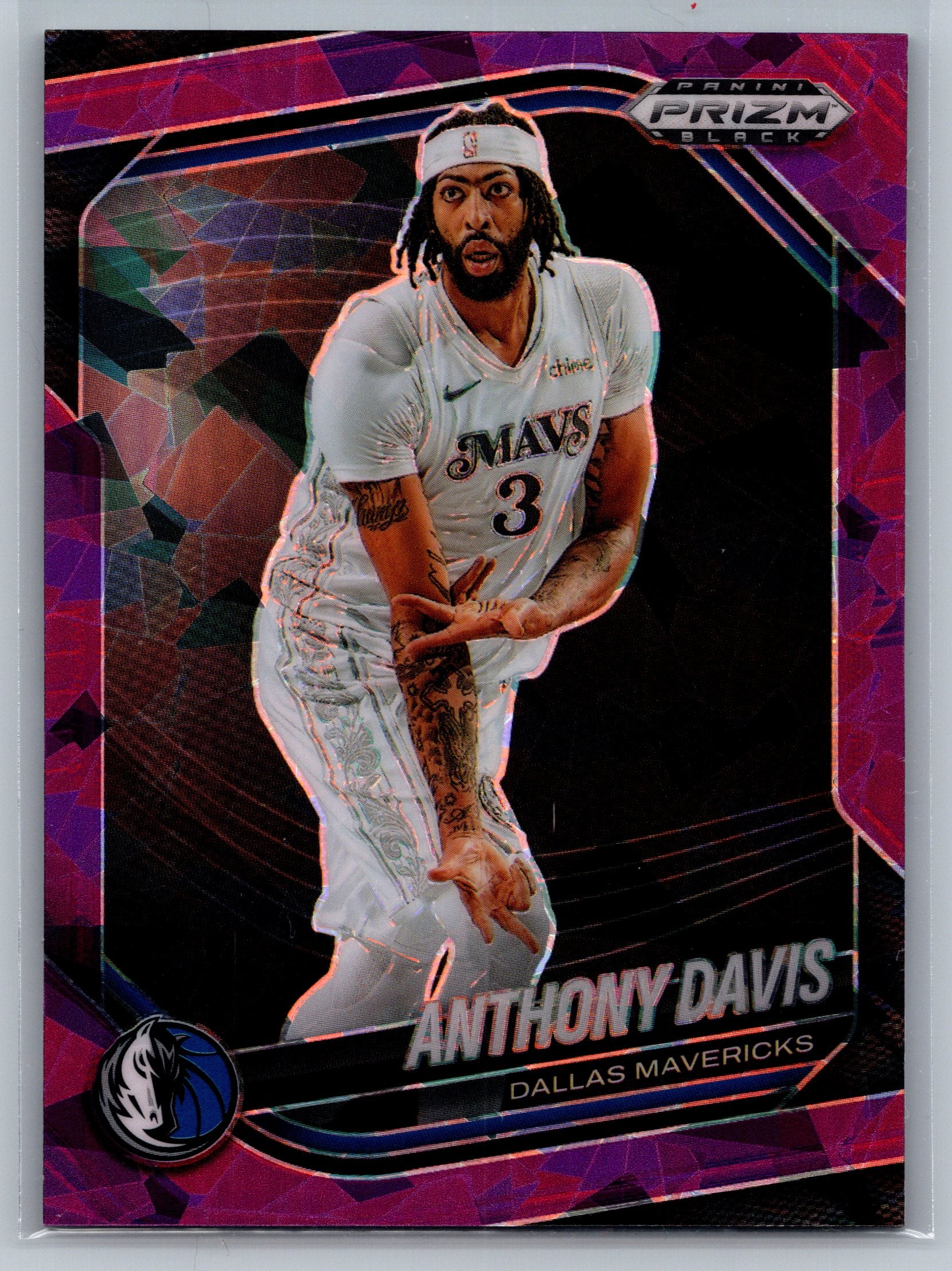2024 Panini Prizm Black Anthony Davis Purple Ice /149 #177