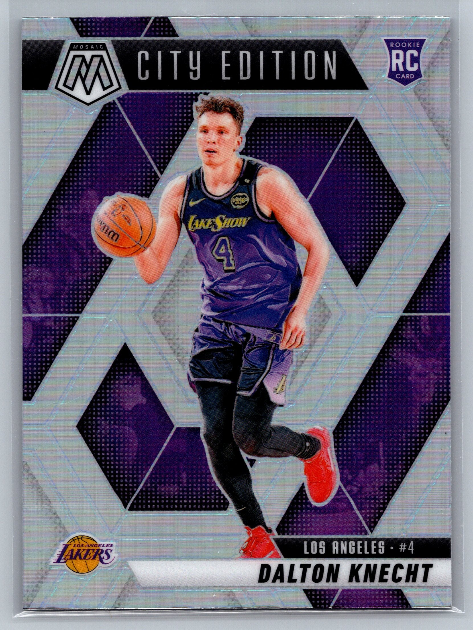 2024 Panini Mosaic Dalton Knecht Silver City Edition Rookie Card #271