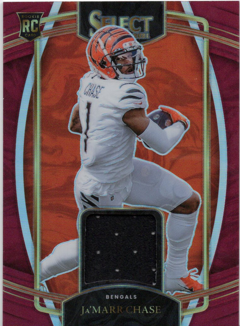 2021 Panini Select Ja'Marr Chase Rookie Patch #RSW-JCH