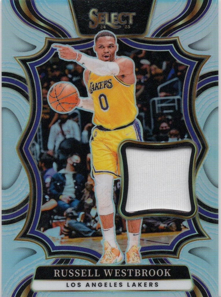 2024 Panini Select Russell Westbrook Game Worn patch #TM-RUS