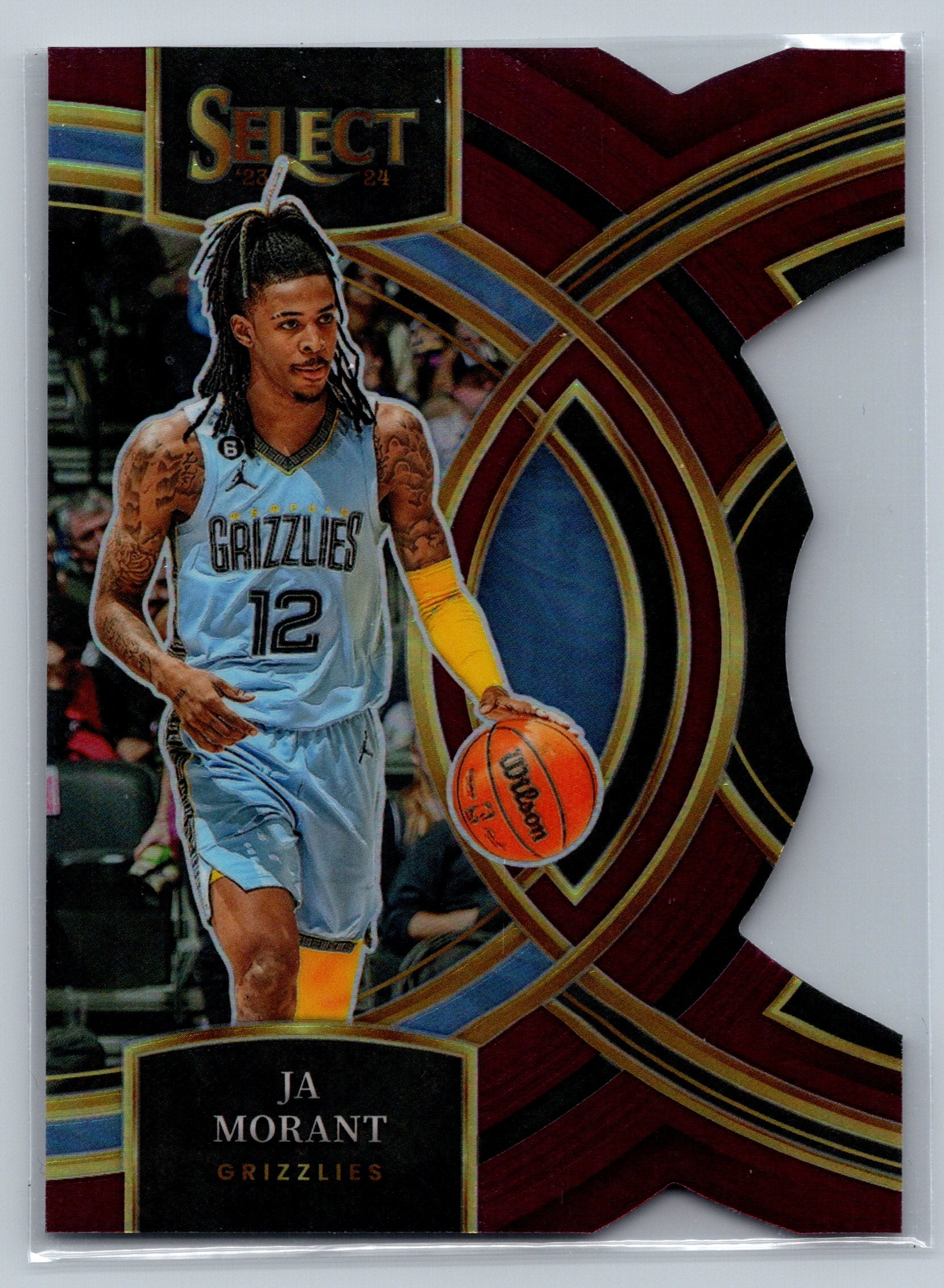 2023 Panini Select Ja Morant Premier Level Die-Cut /175 #136