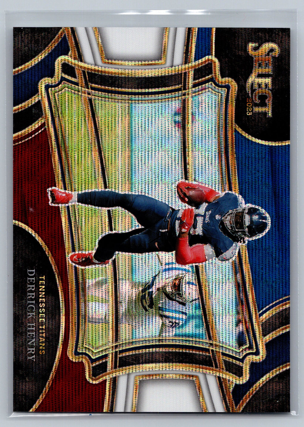 2023 Panini Select Derrick Henry Field Level Red & Blue /75 #391