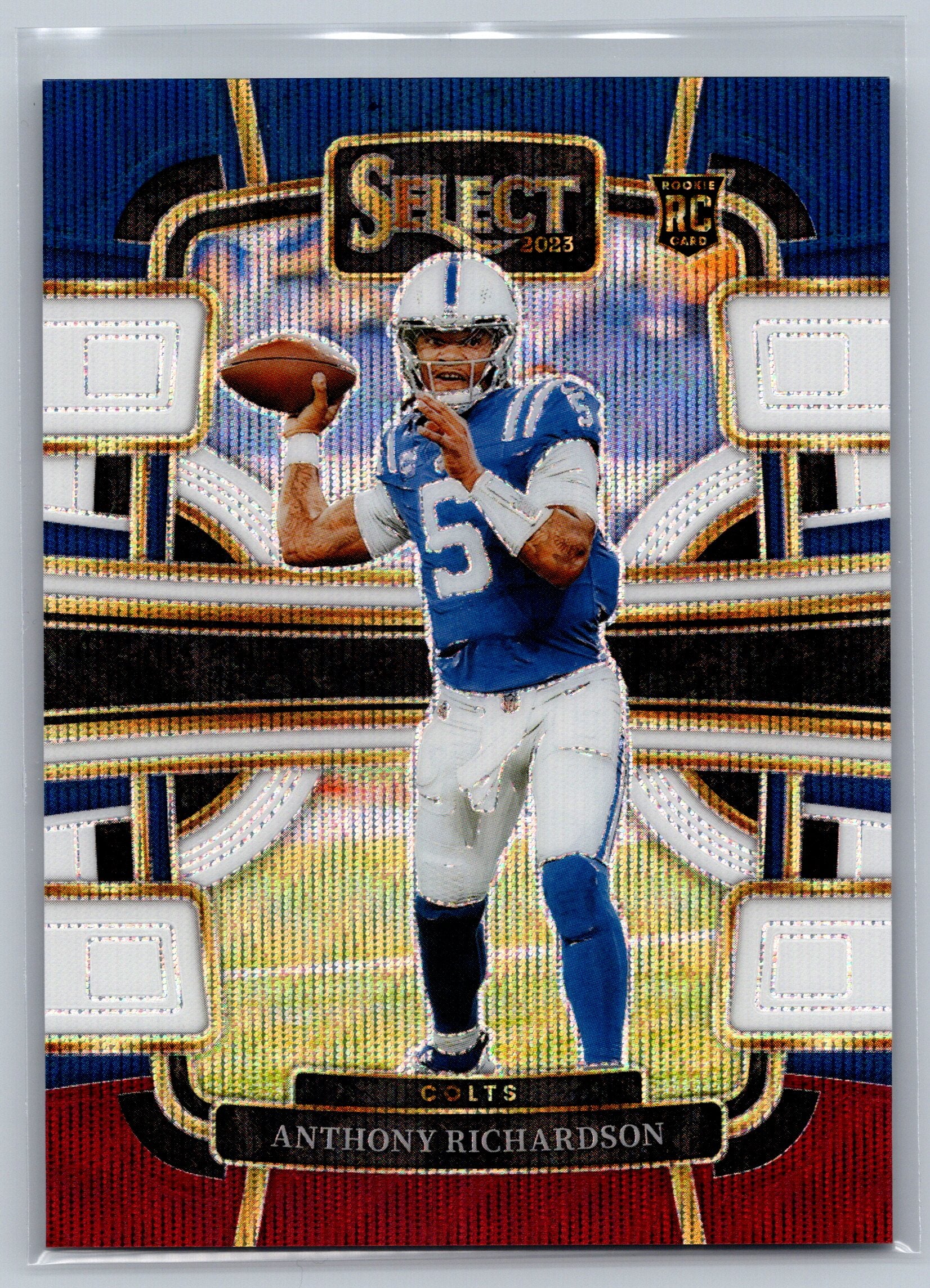 2023 Panini Select Anthony Richardson Concourse Tri-Color Rookie Card /259 #43