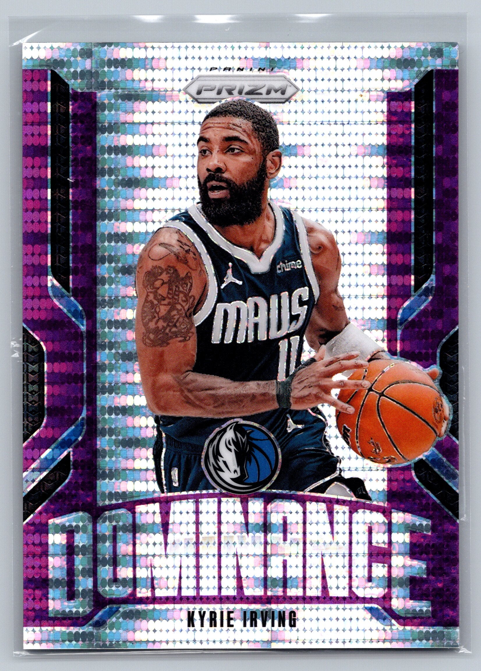 2024 Panini Prizm Kyrie Irving Purple Pulsar Dominance /35 #5