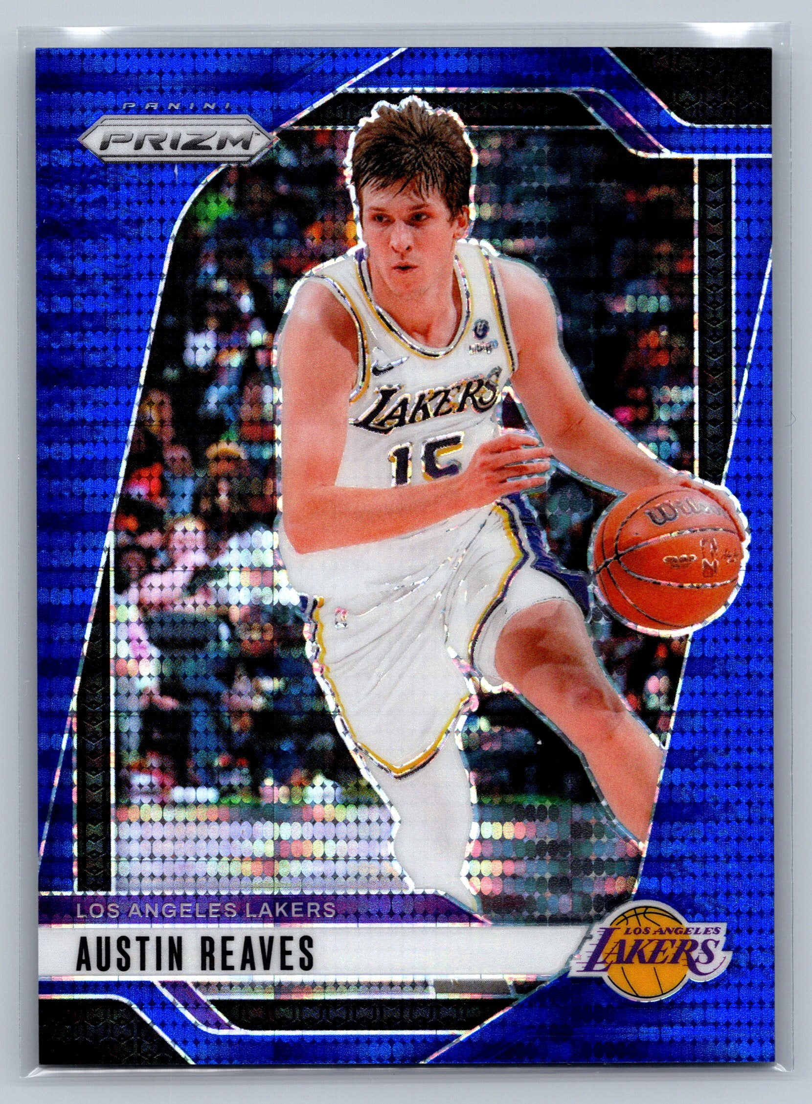 2024 Panini Prizm Austin Reaves Blue Pulsar /99 #26