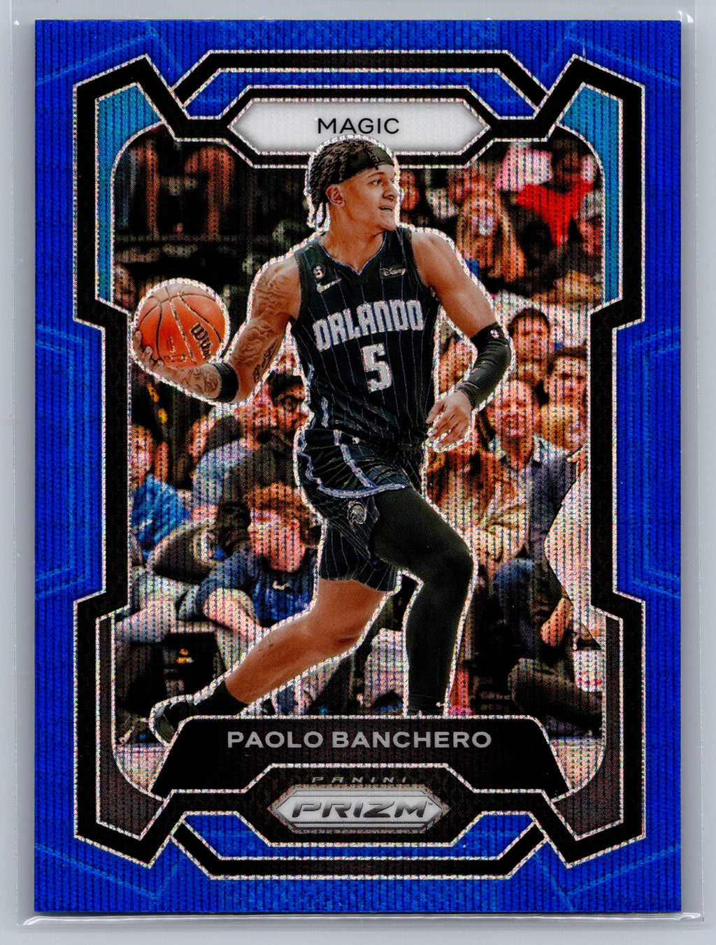 2023 Panini Prizm Paolo Banchero International Blue #100