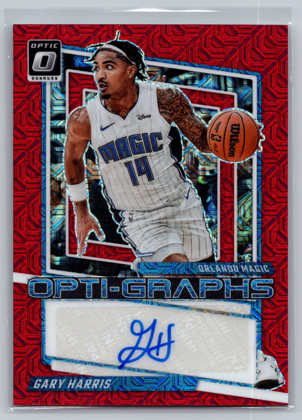 2023 Panini Donruss Optic Gary Harris Autograph Opti-Graphs #OG-HAR