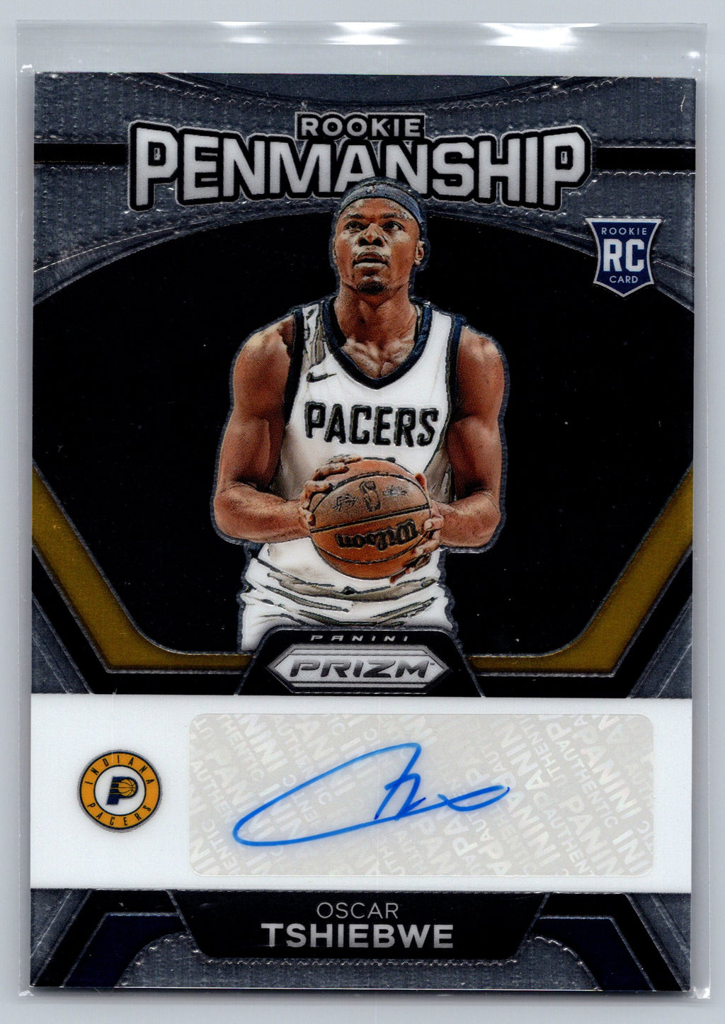 2023 Panini Prizm Oscar Tshiebwe Penmanship Rookie Autograph #RP-OTW