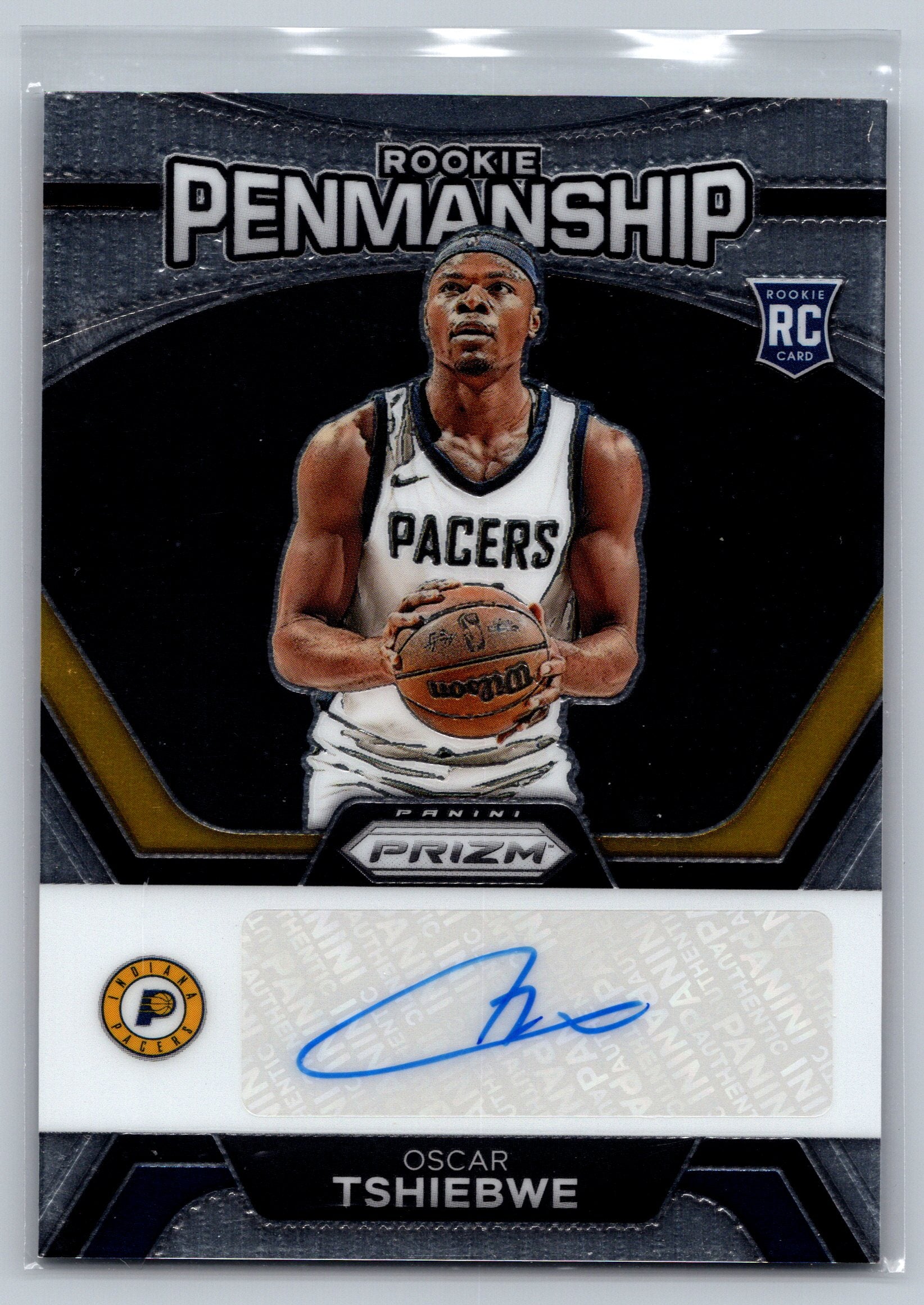 2023 Panini Prizm Oscar Tshiebwe Penmanship Rookie Autograph #RP-OTW
