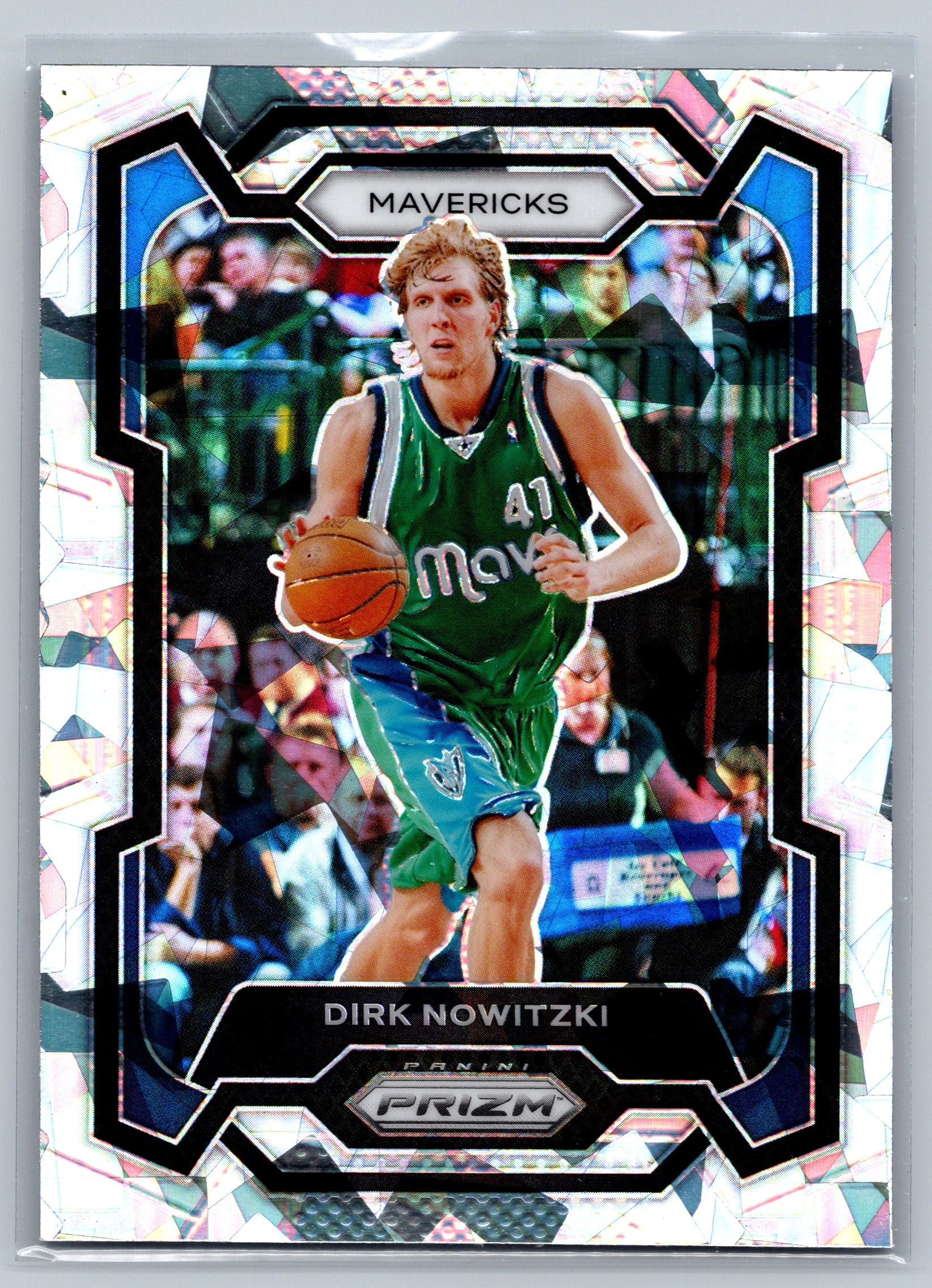 2023 Panini Prizm Dirk Nowitzki Cracked Ice #187