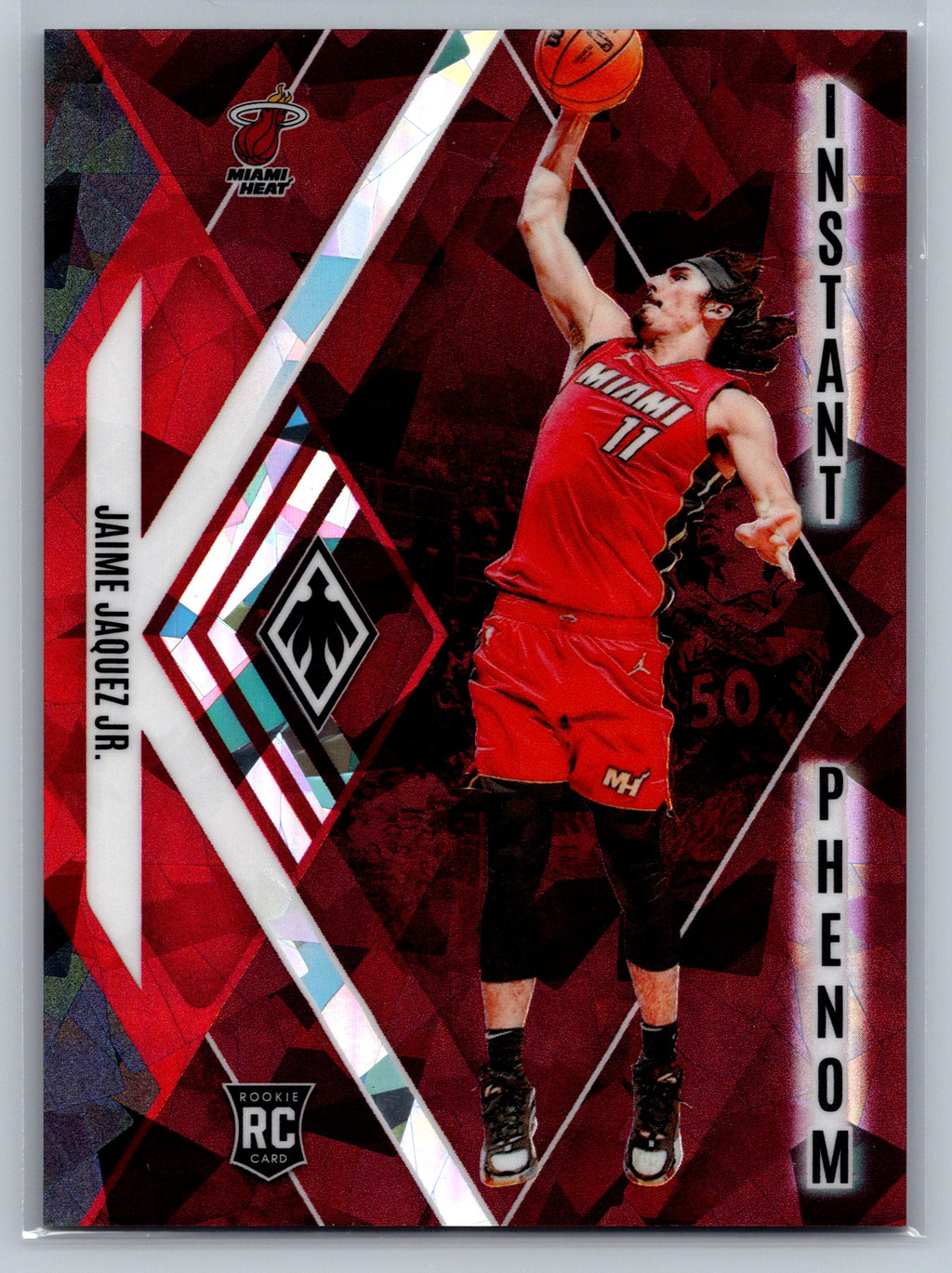 2023 Panini Prizm Jaime Jaquez Jr. Instant Phenom Red Cracked Ice /275 #2