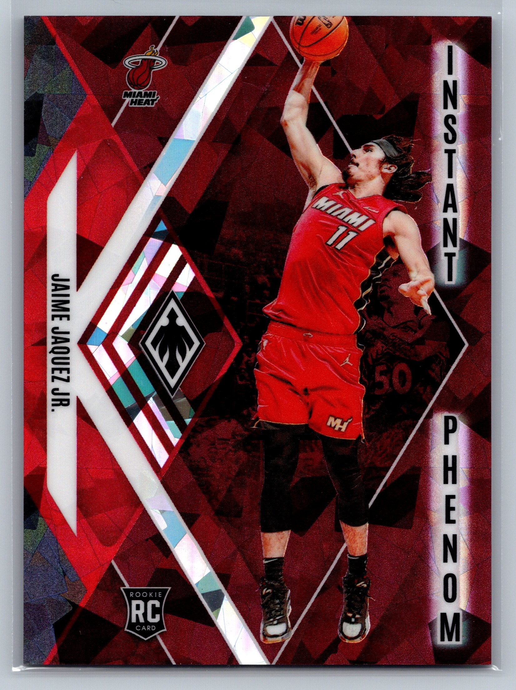 2023 Panini Prizm Jaime Jaquez Jr. Instant Phenom Red Cracked Ice /275 #2