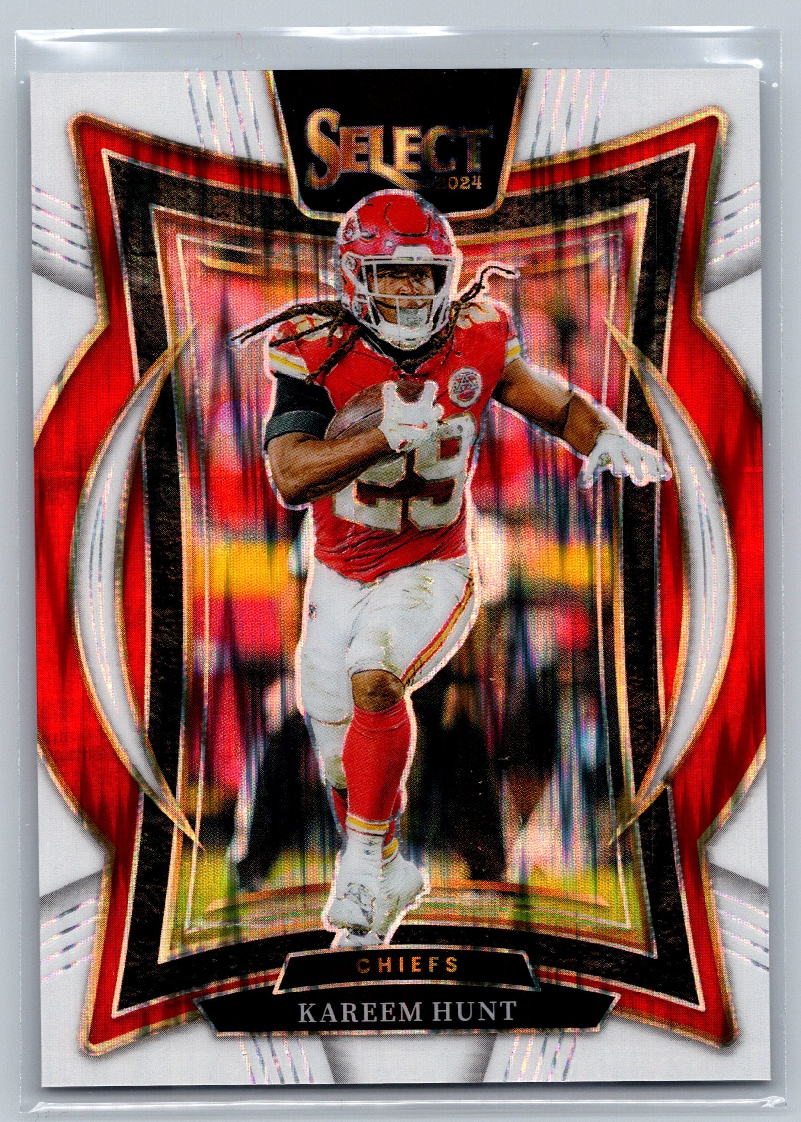 2024 Panini Select Kareem Hunt Concourse Level White /199 #75