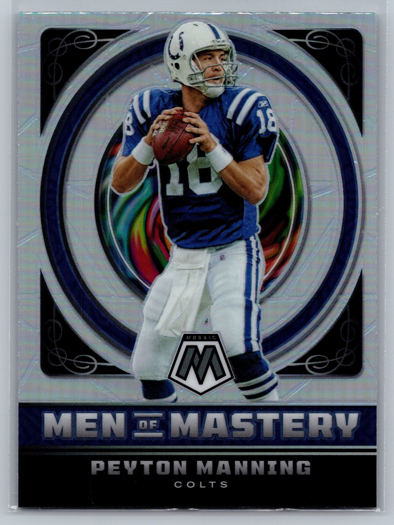2022 Panini Mosaic Peyton Manning Men of Mastery Silver #MM-16