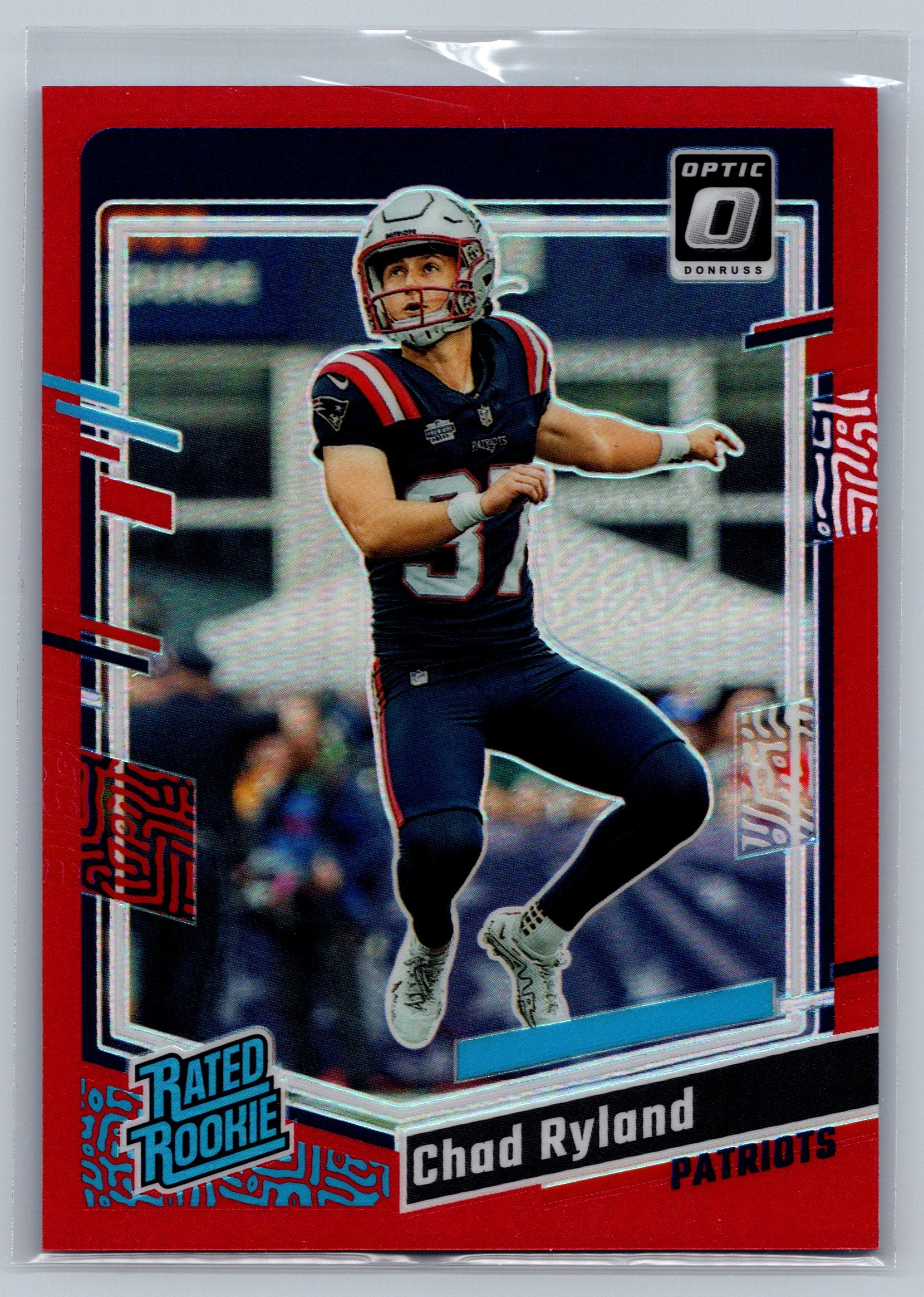 2023 Panini Optic Chad Ryland Red Rookie Card /99 #273