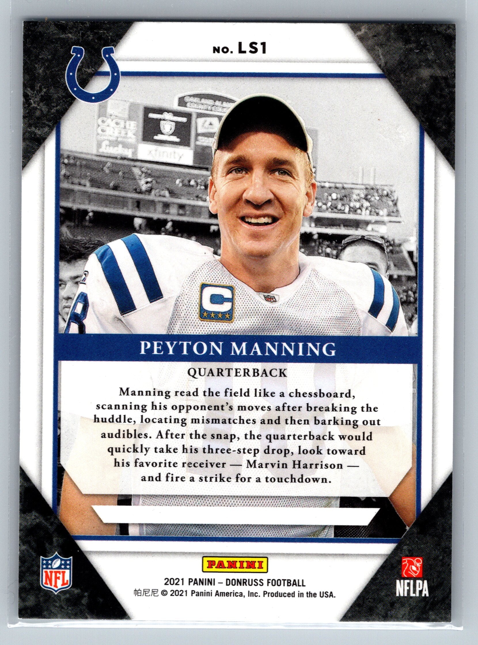 2021 Panini Donruss Peyton Manning Legend Series #LS1