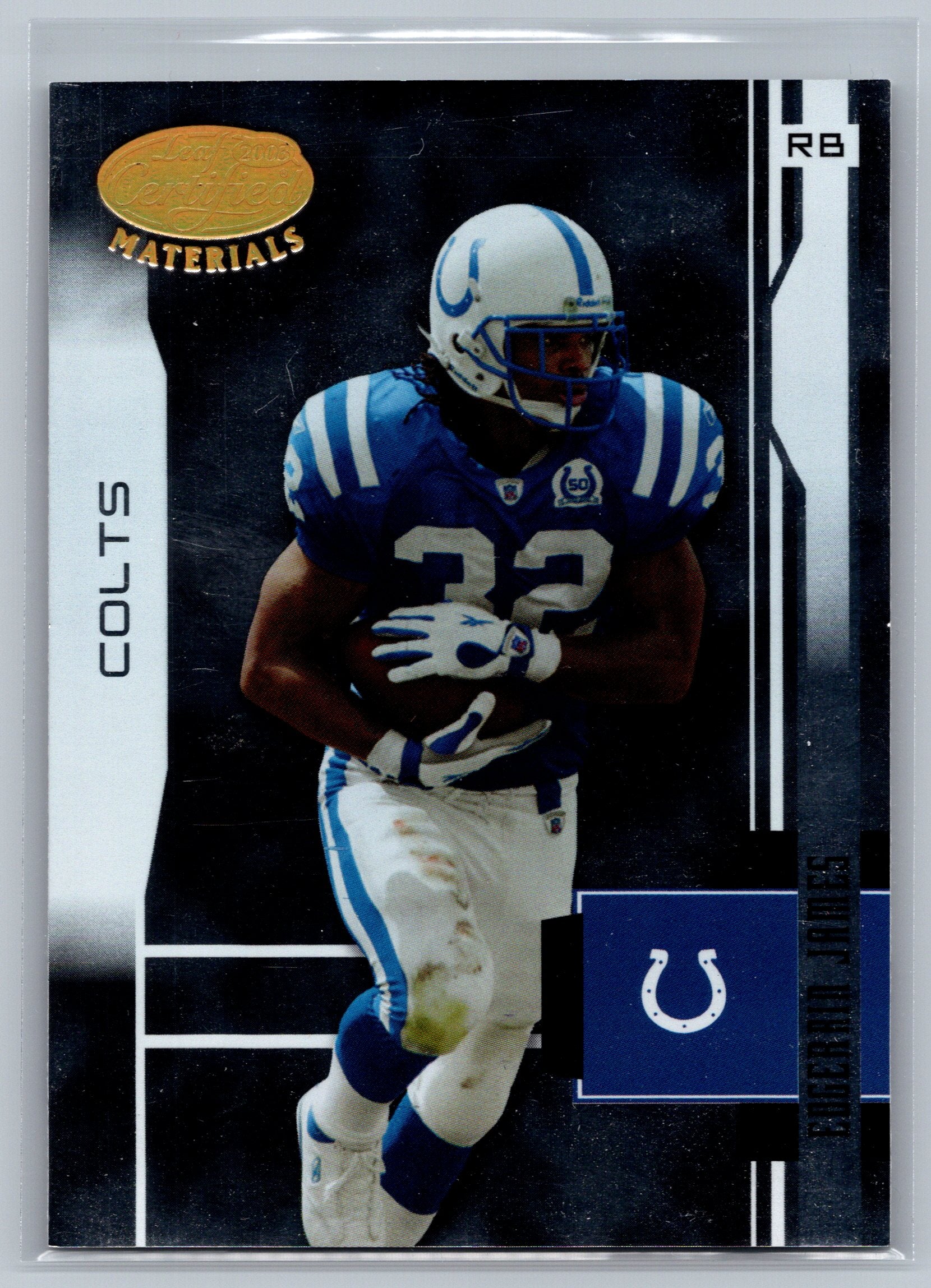 2003 Donruss Leaf Certified Edgerrin James SAMPLE #56