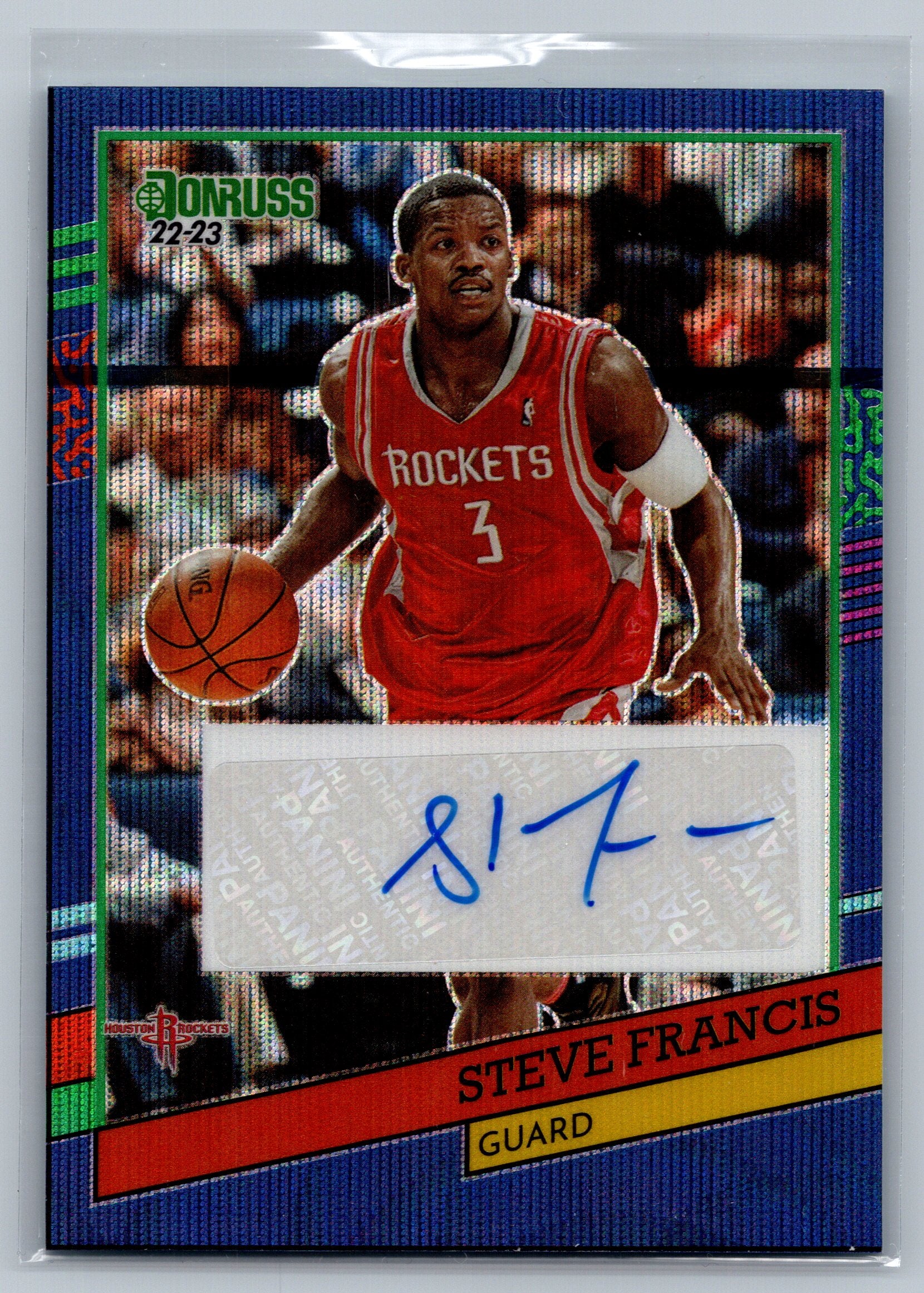 2022 Panini Donruss Steve Francis Autograph RSS-SFR