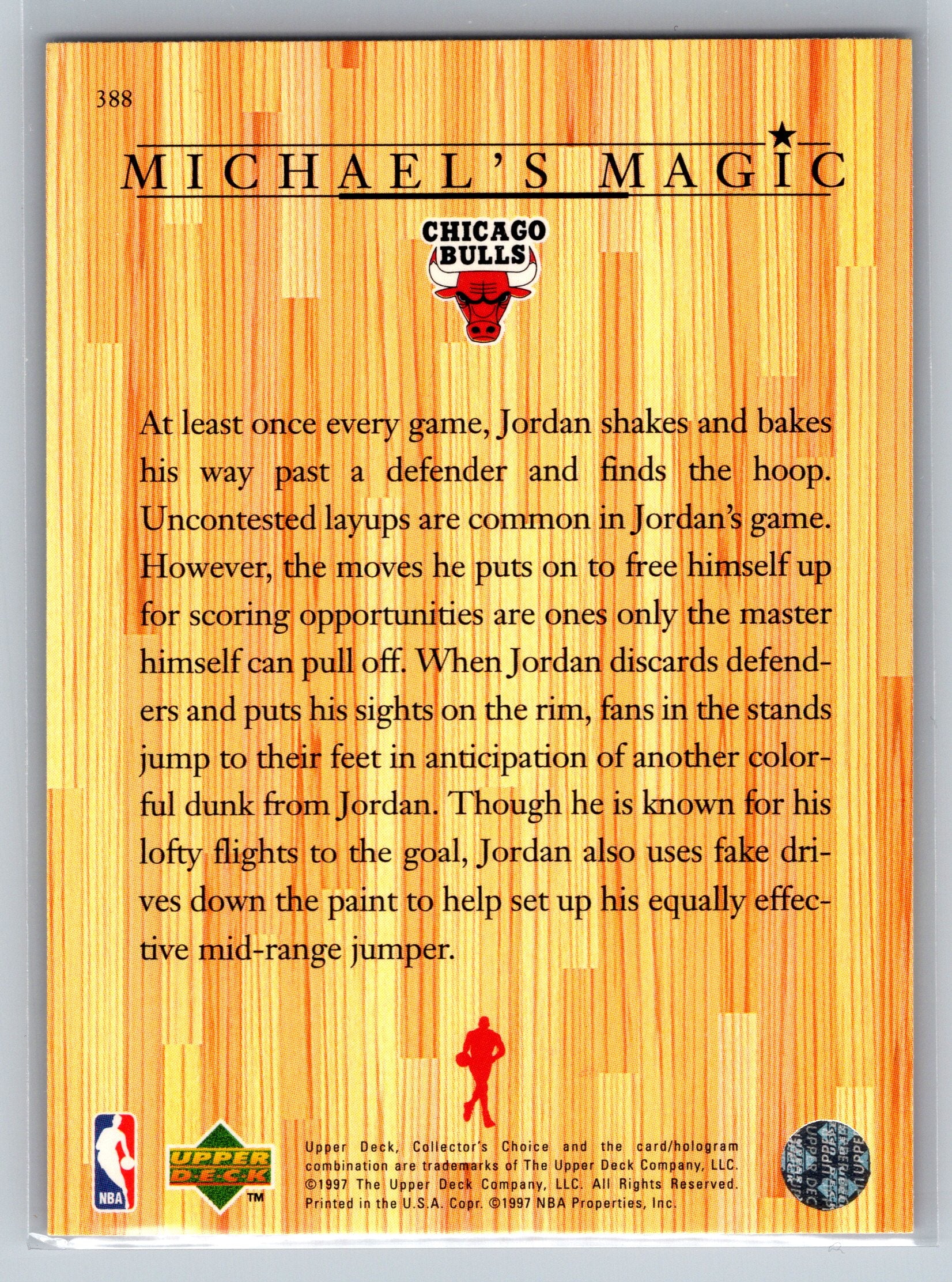 1997 Upper Deck Michael Jordan #388