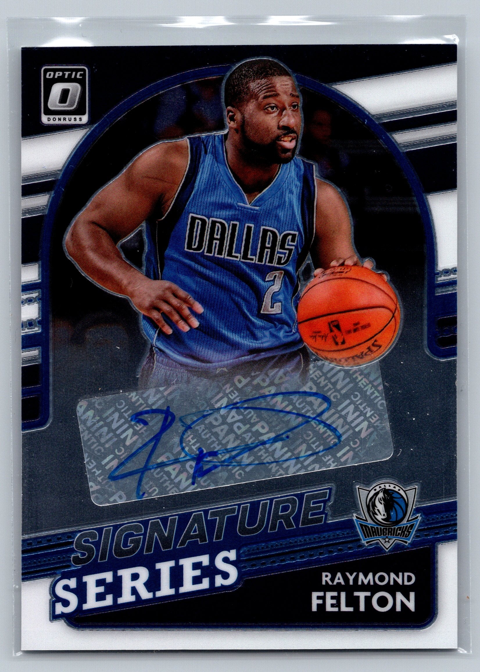 2021 Panini Optic Raymond Felton Signature Series Autograph #SS-RFT