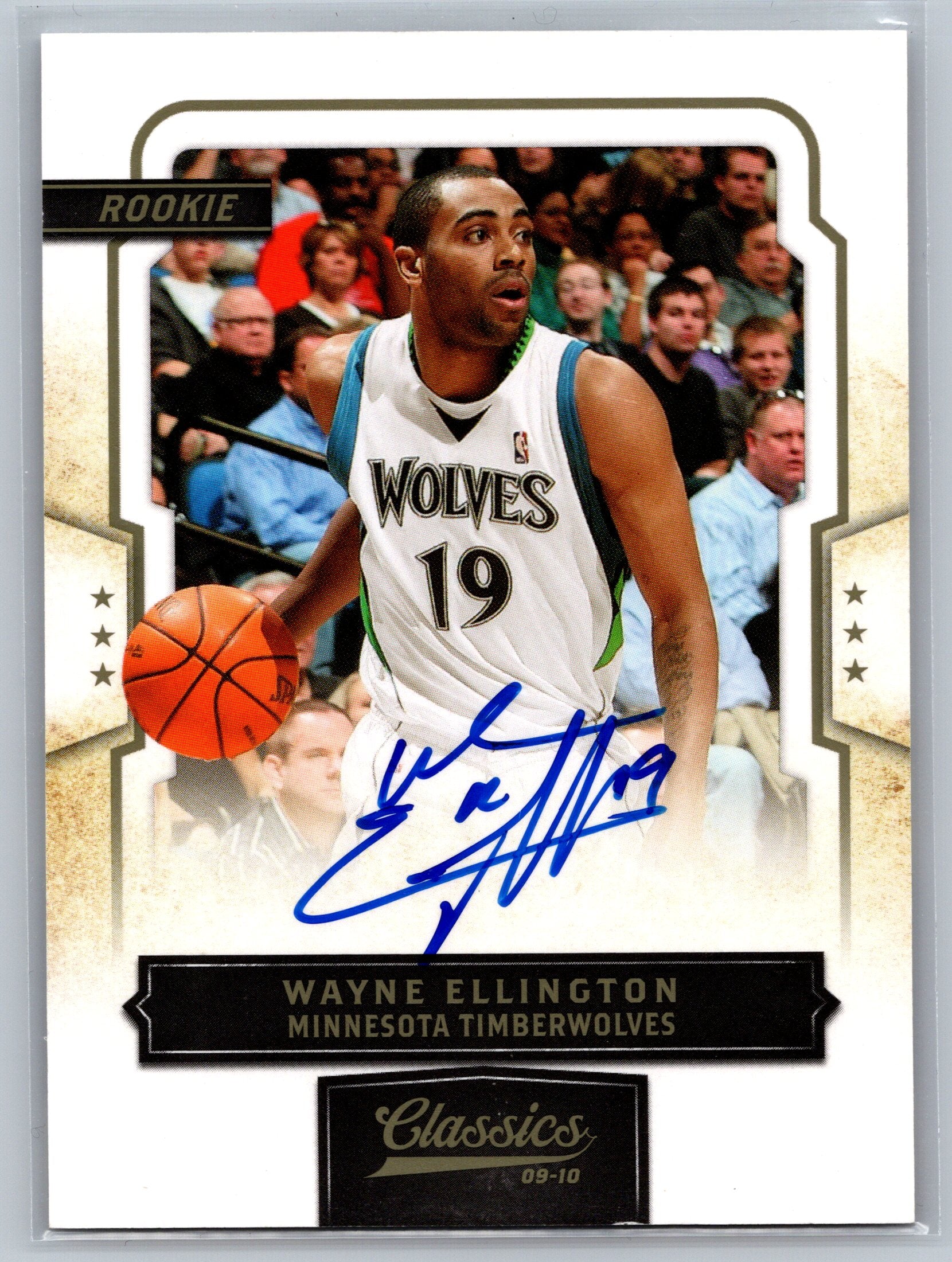 2010 Panini Classics Wayne Ellington Rookie On-Card Autograph /575 #185