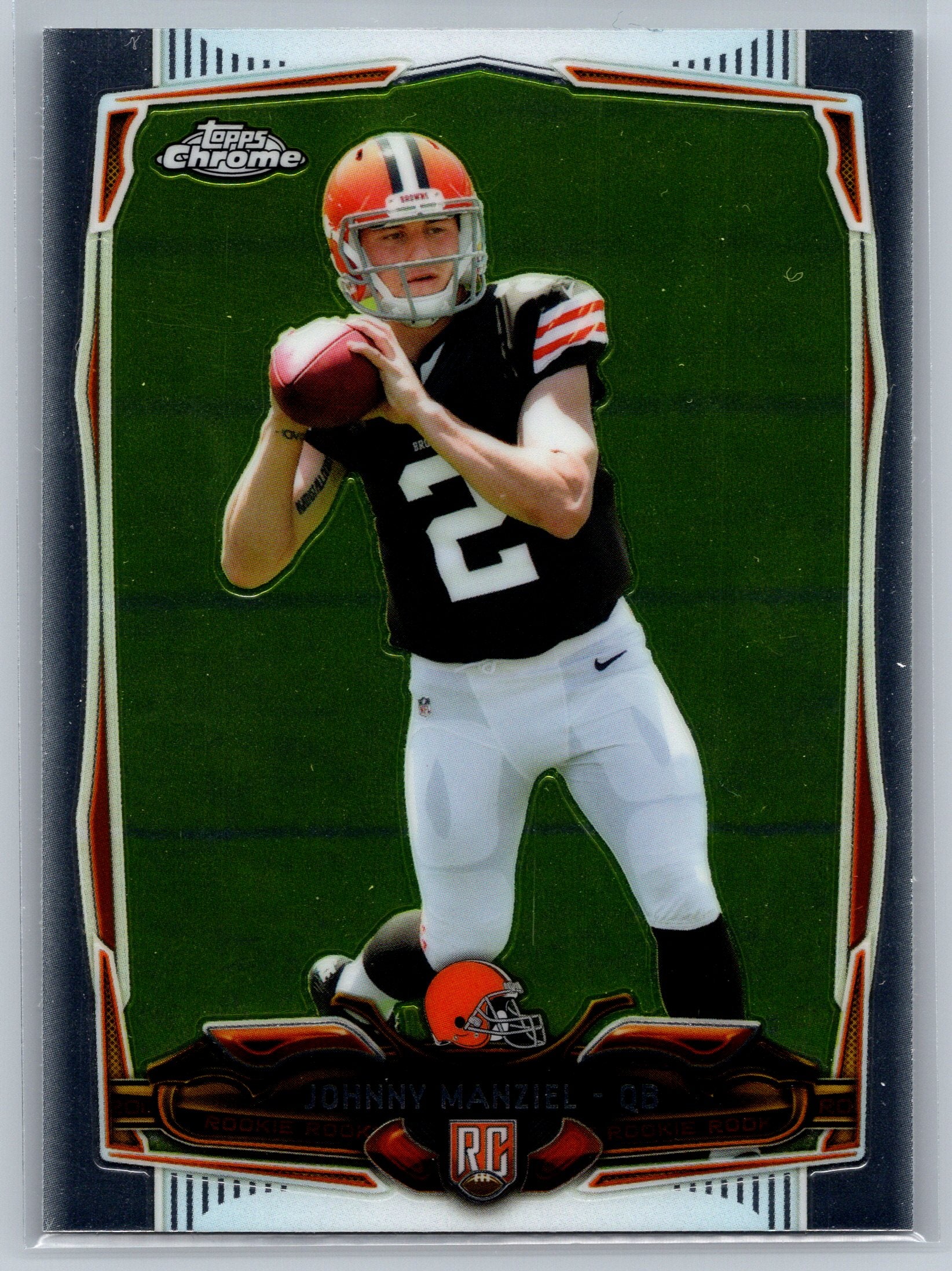 2014 Topps Chrome Johnny Manziel Rookie Card #169