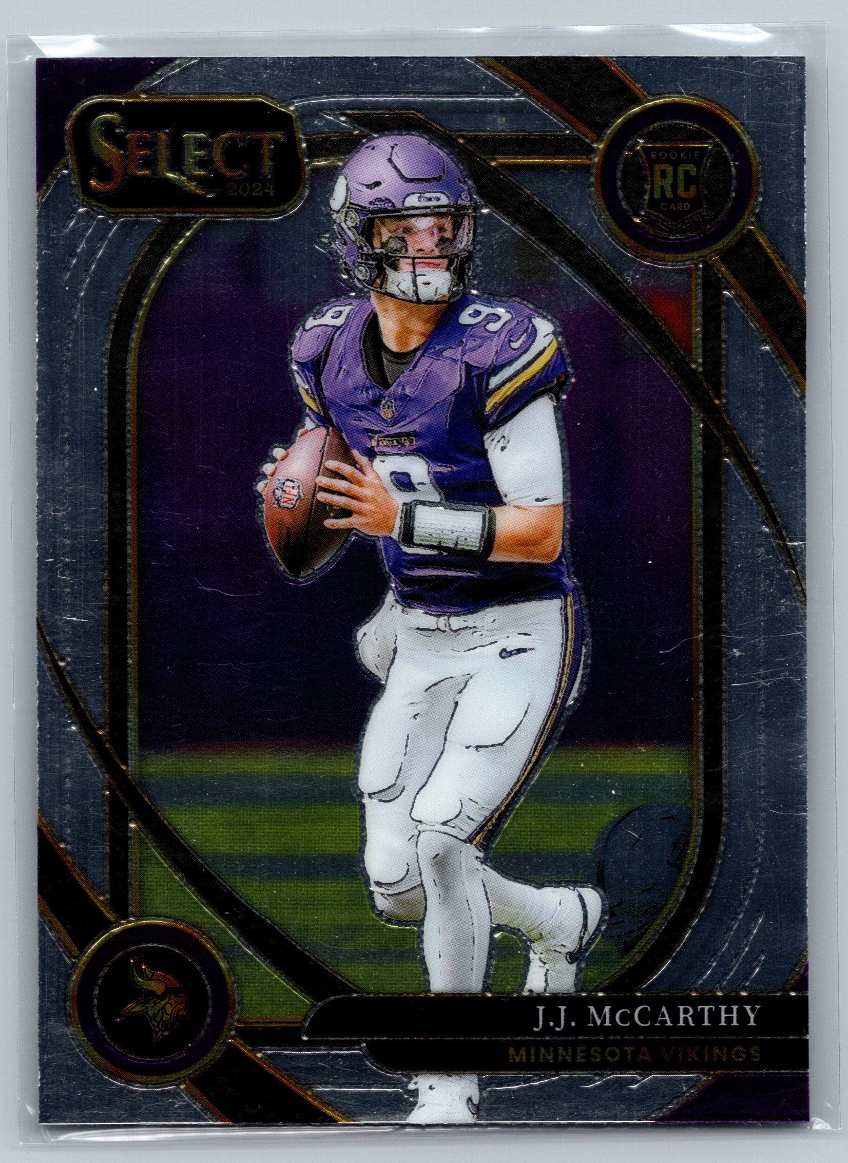 2024 Panini Select JJ McCarthy Club Level Rookie Card #246