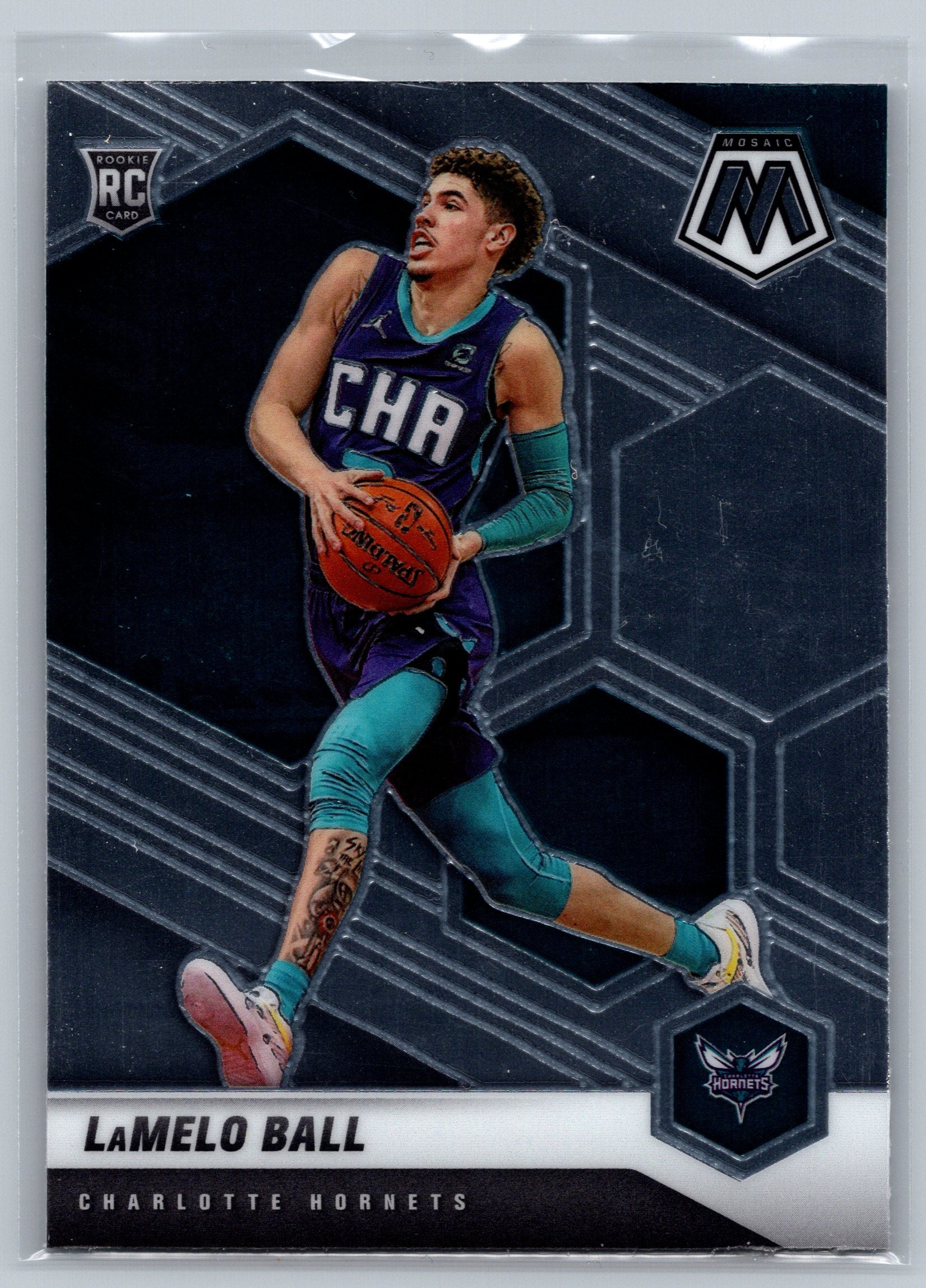 2020 Panini Mosaic Lamelo Ball Base Rookie Card #202