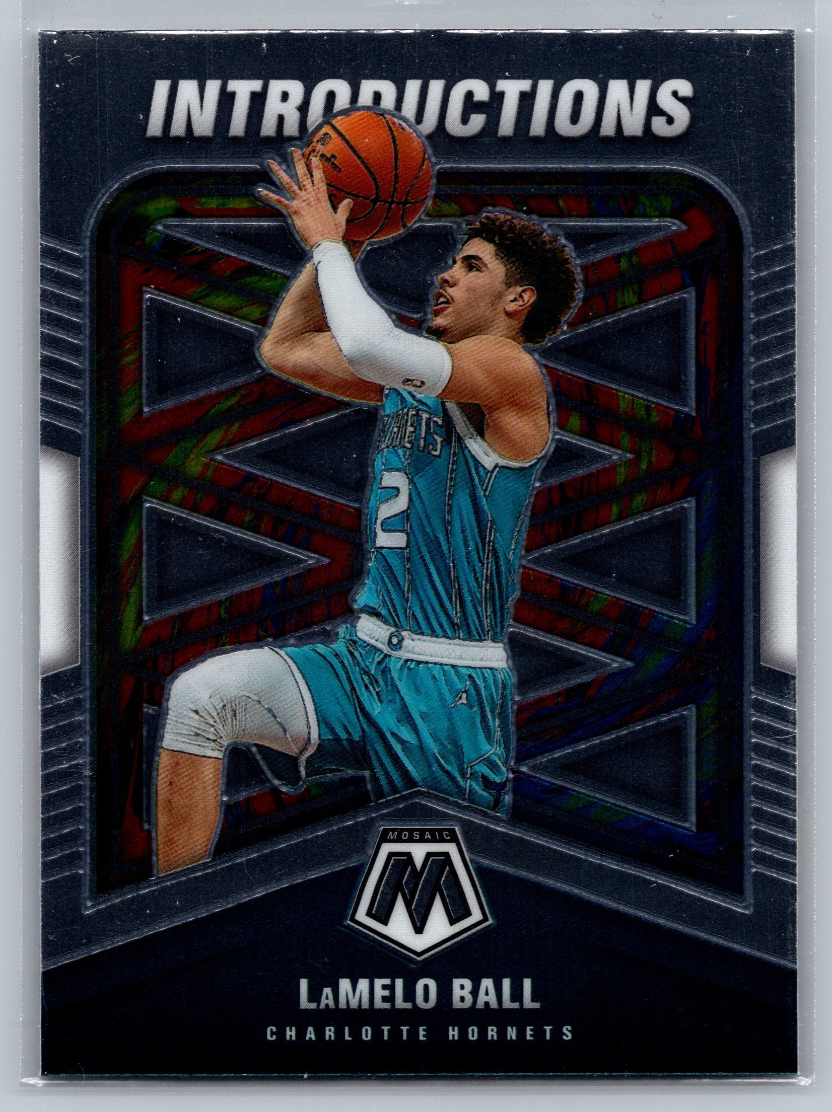 2020 Panini Mosaic Lamelo Ball Introductions Rookie Card #5