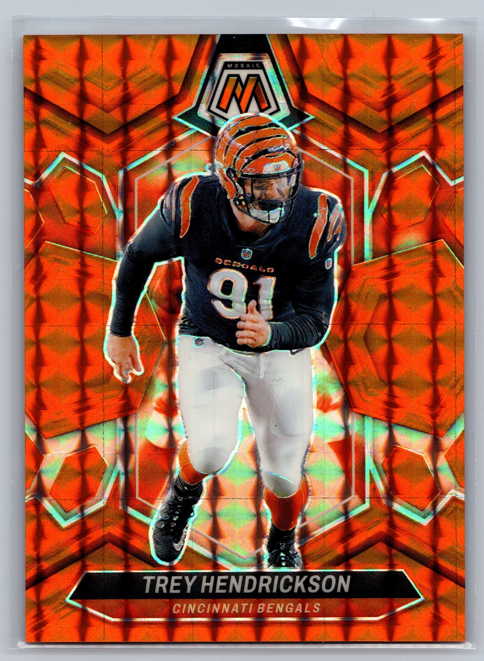 2024 Panini Mosaic Trey Hendrickson Orange /199 #48