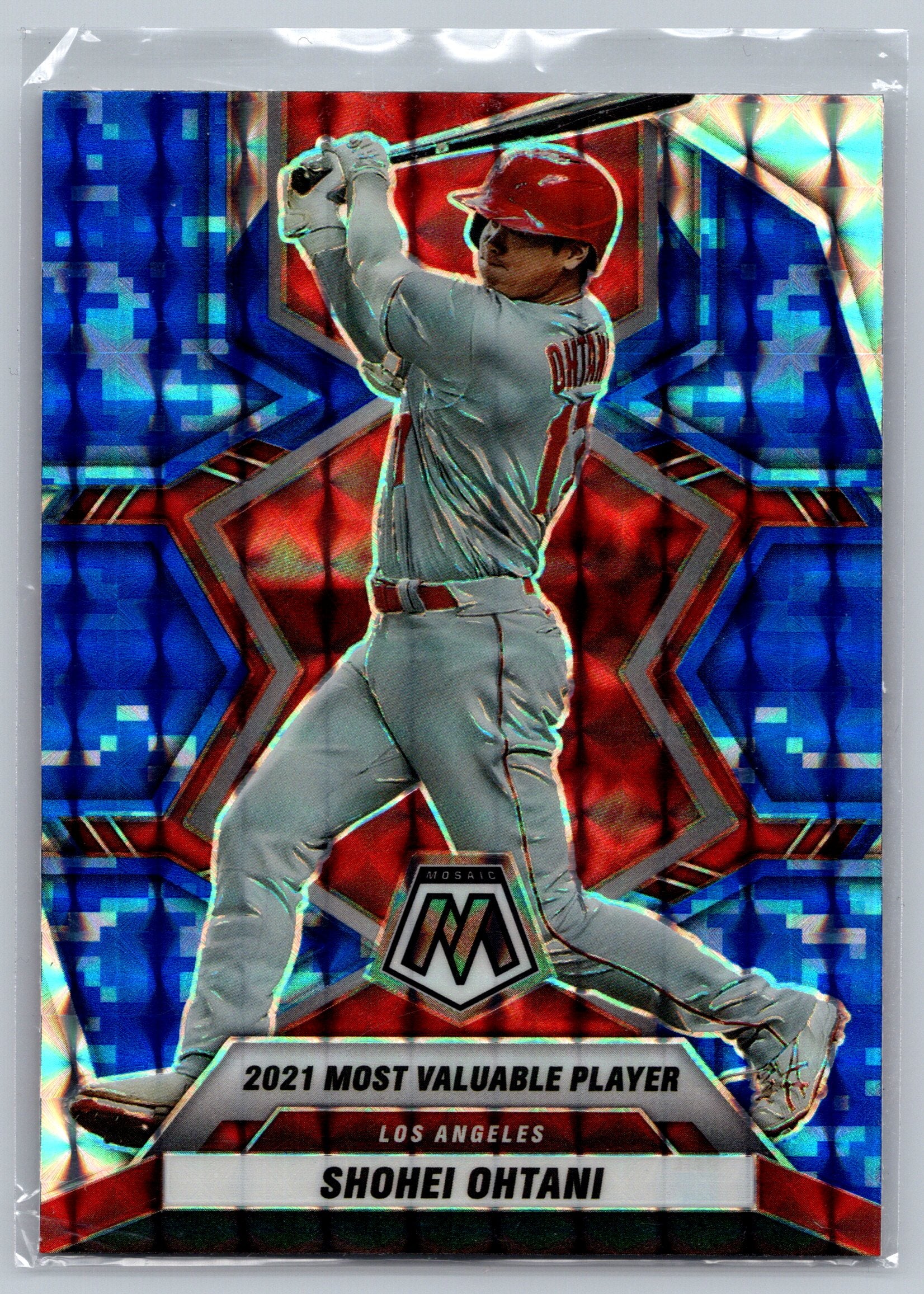 2022 Panini Mosaic Shohei Ohtani Blue Reactive #281