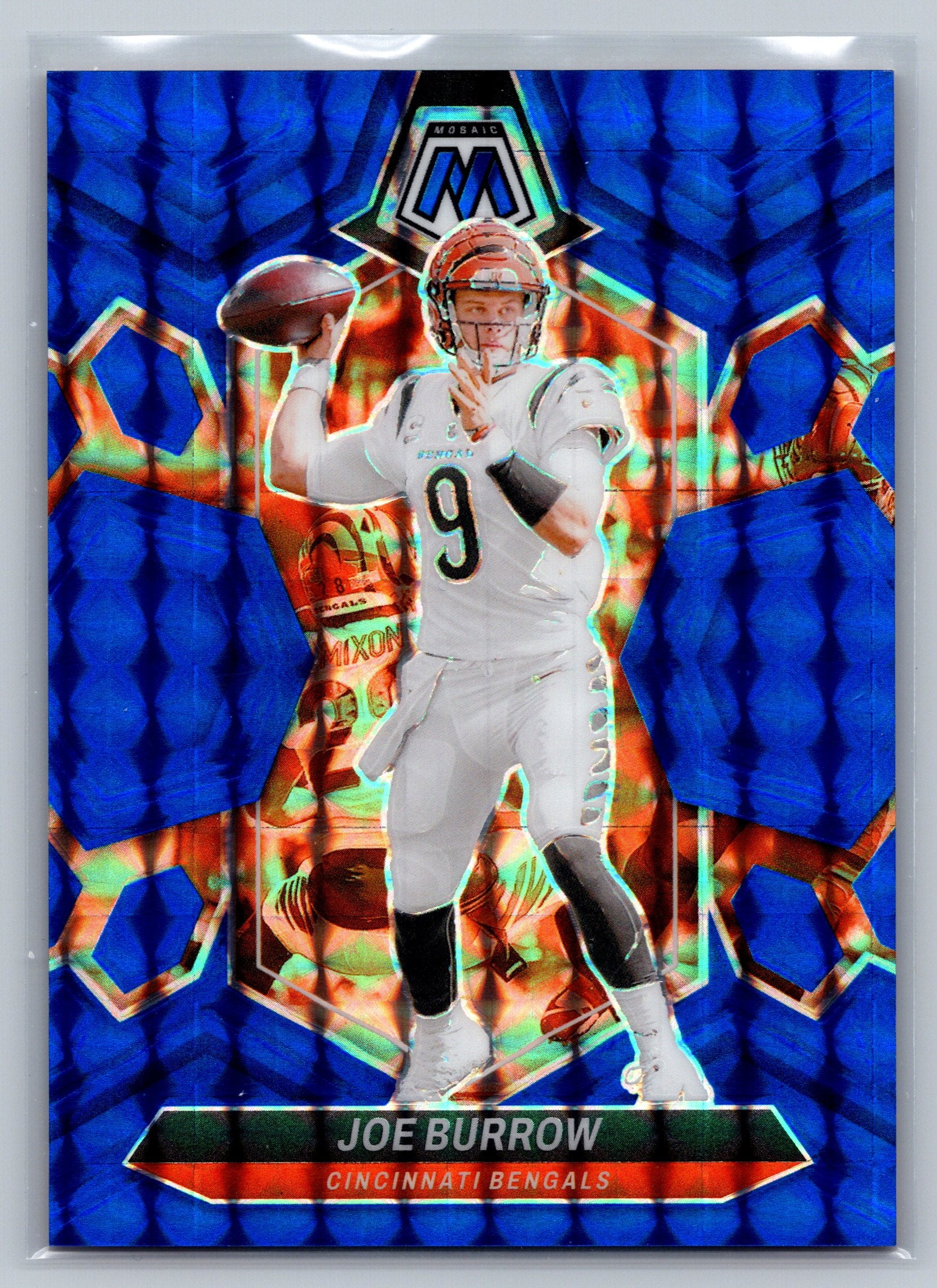 2024 Panini Mosiac Joe Burrow Blue /99 #43