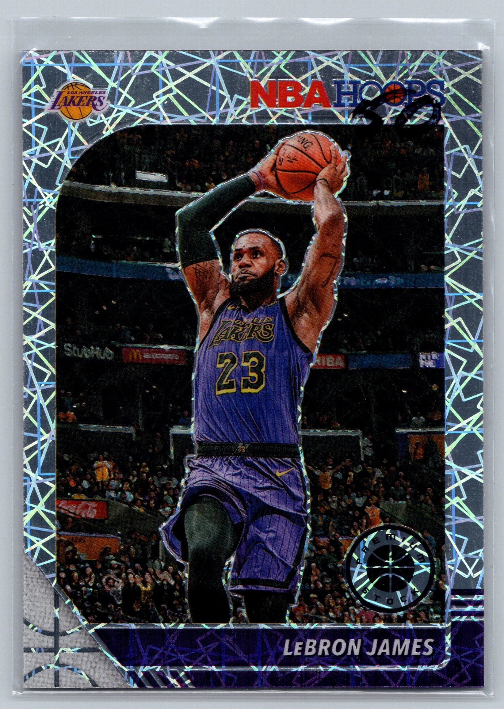 2019 Panini NBA Hoops Lebron James Lazer #87