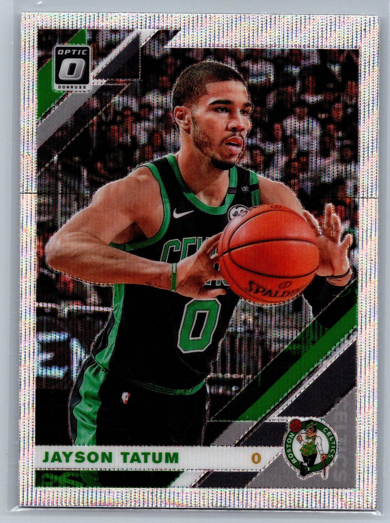 2019 Panini Optic Jayson Tatum Silver Wave #82