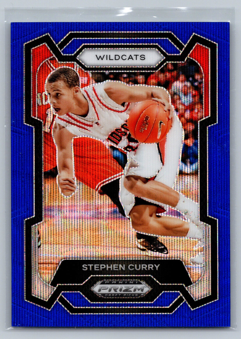 2024 Panini Prizm Draft Picks Stephen Curry Blue Wave /249 #77