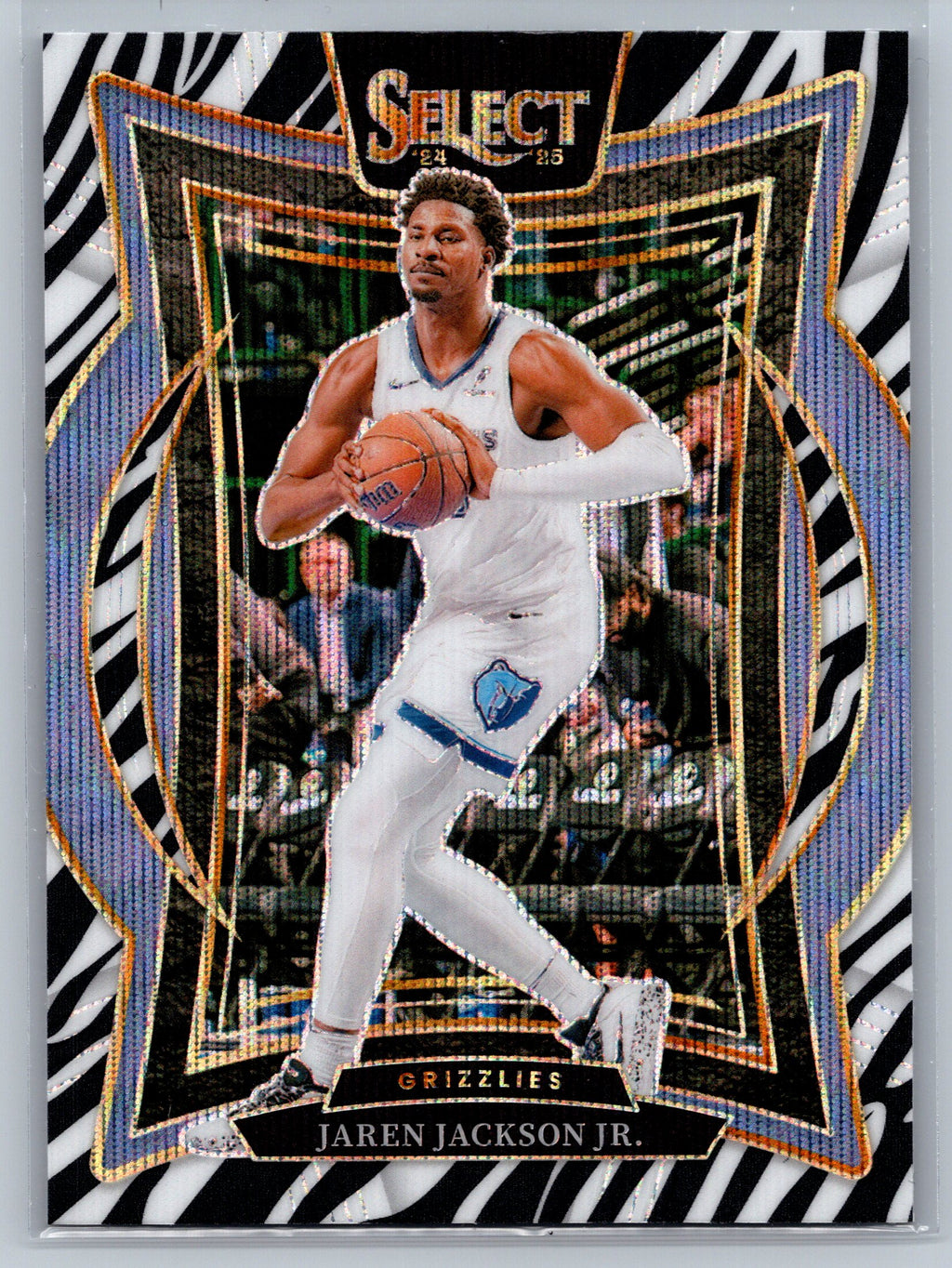 2024 Panini Select Jaren Jackson Jr. Concourse Level Zebra #48