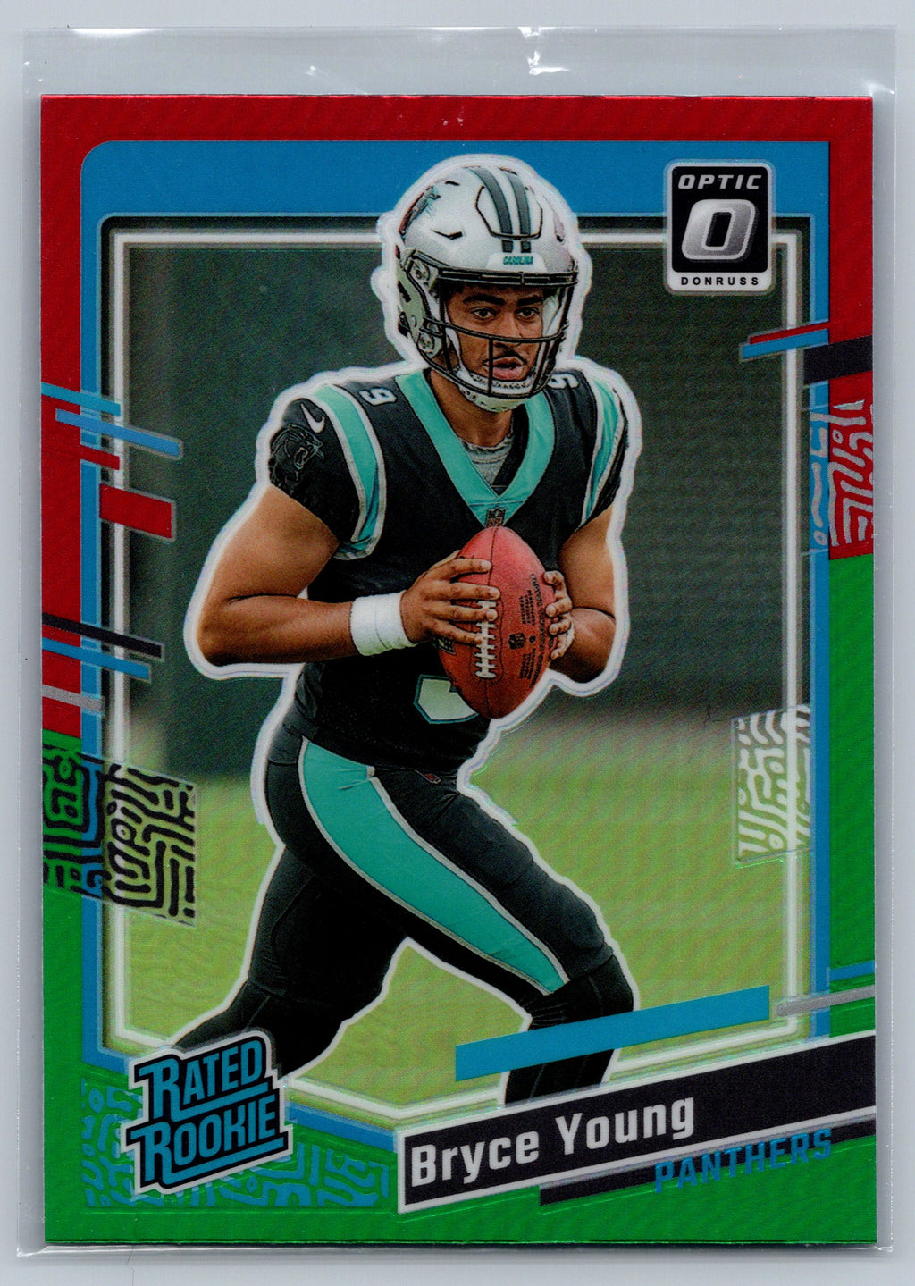 2023 Panini Donruss Bryce Young Green Red Optic Preview #311